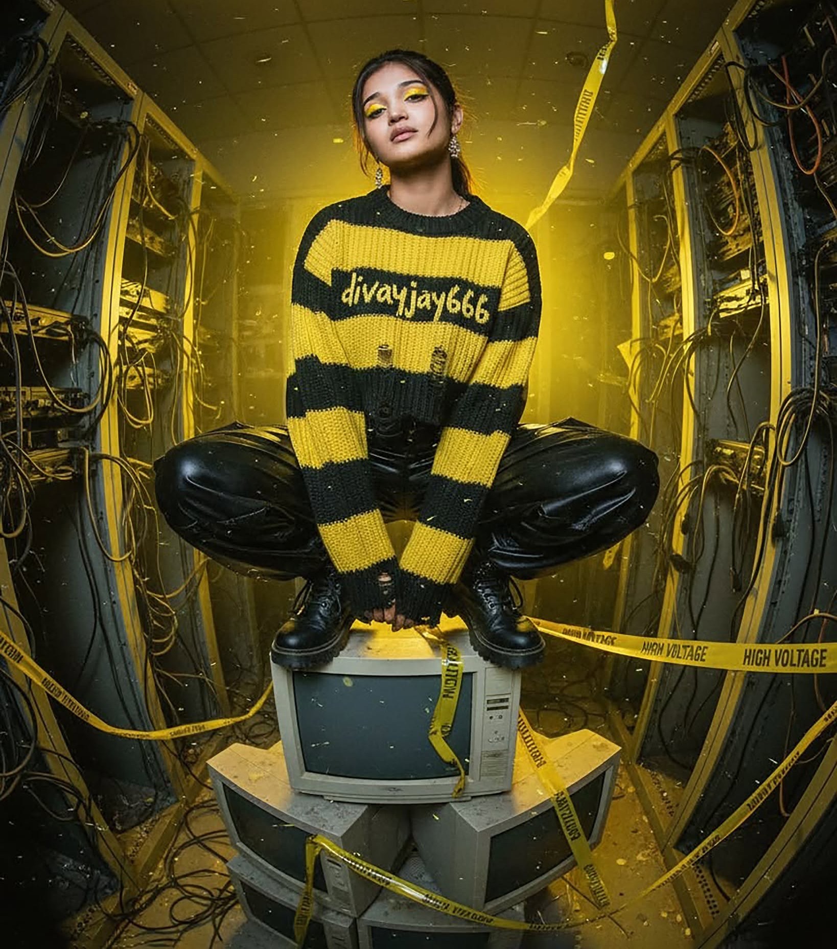 High Voltage Cyberpunk Server Siren