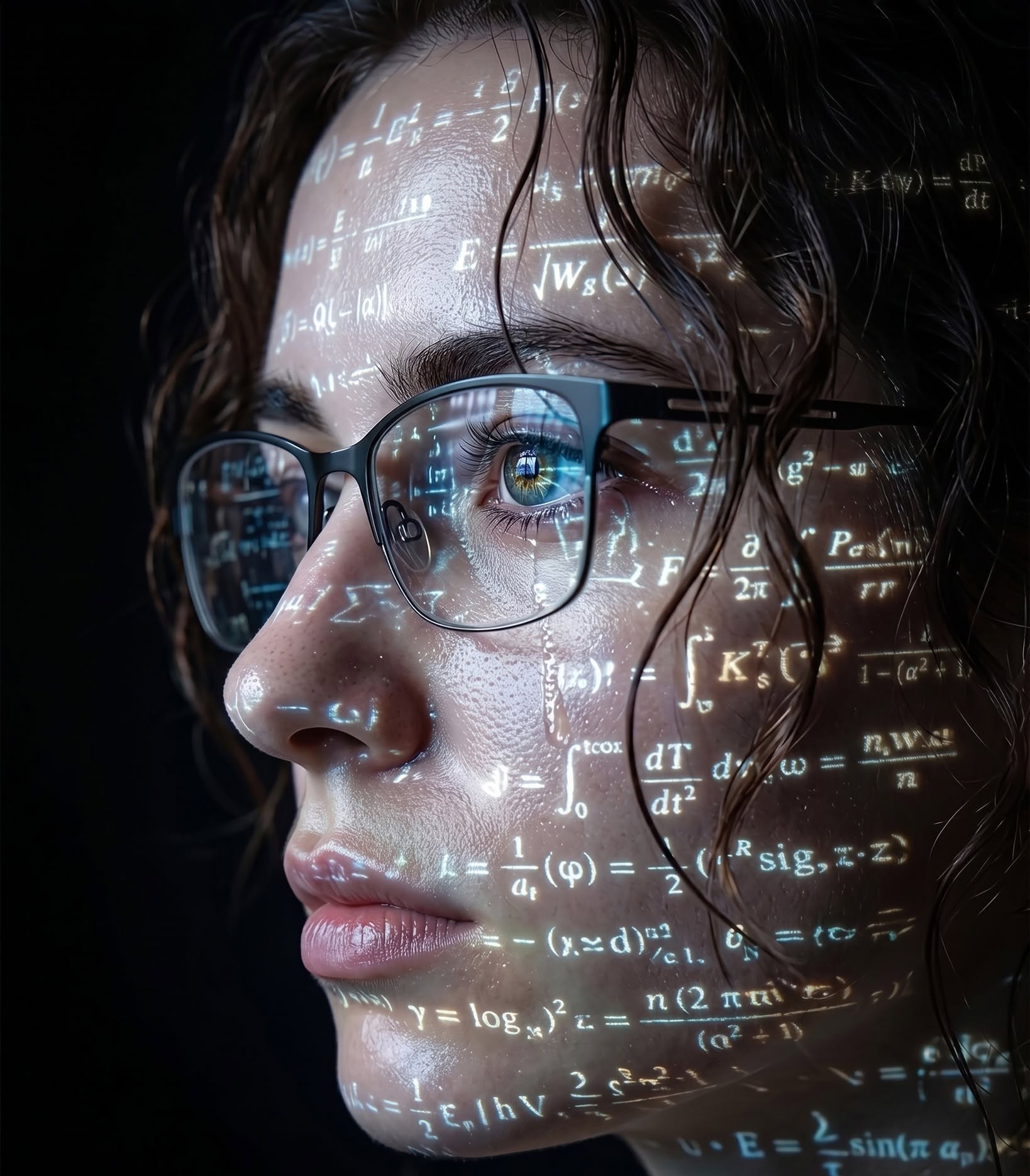 Intellect Projected: Futuristic Woman