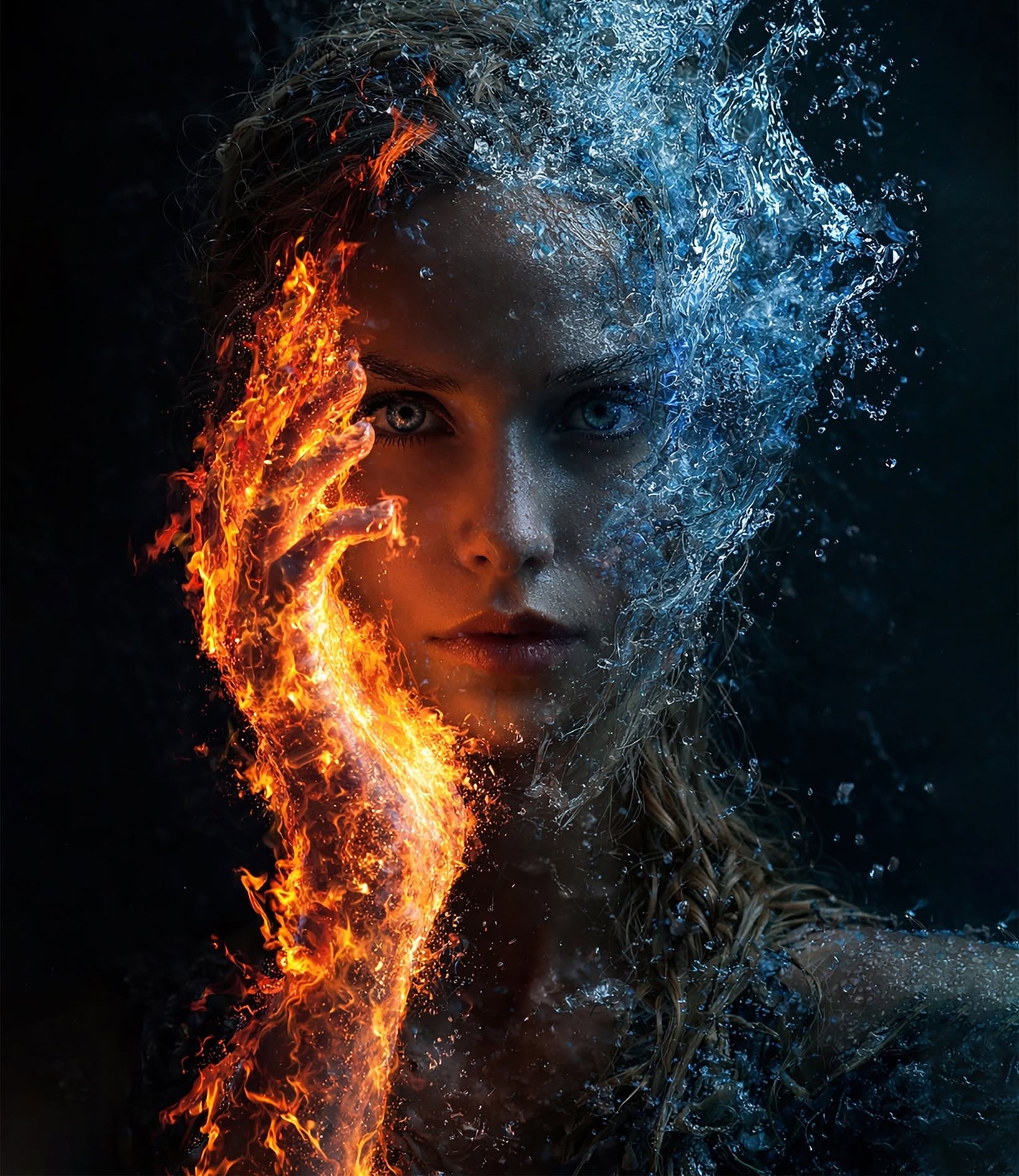 Elemental Duality Portrait