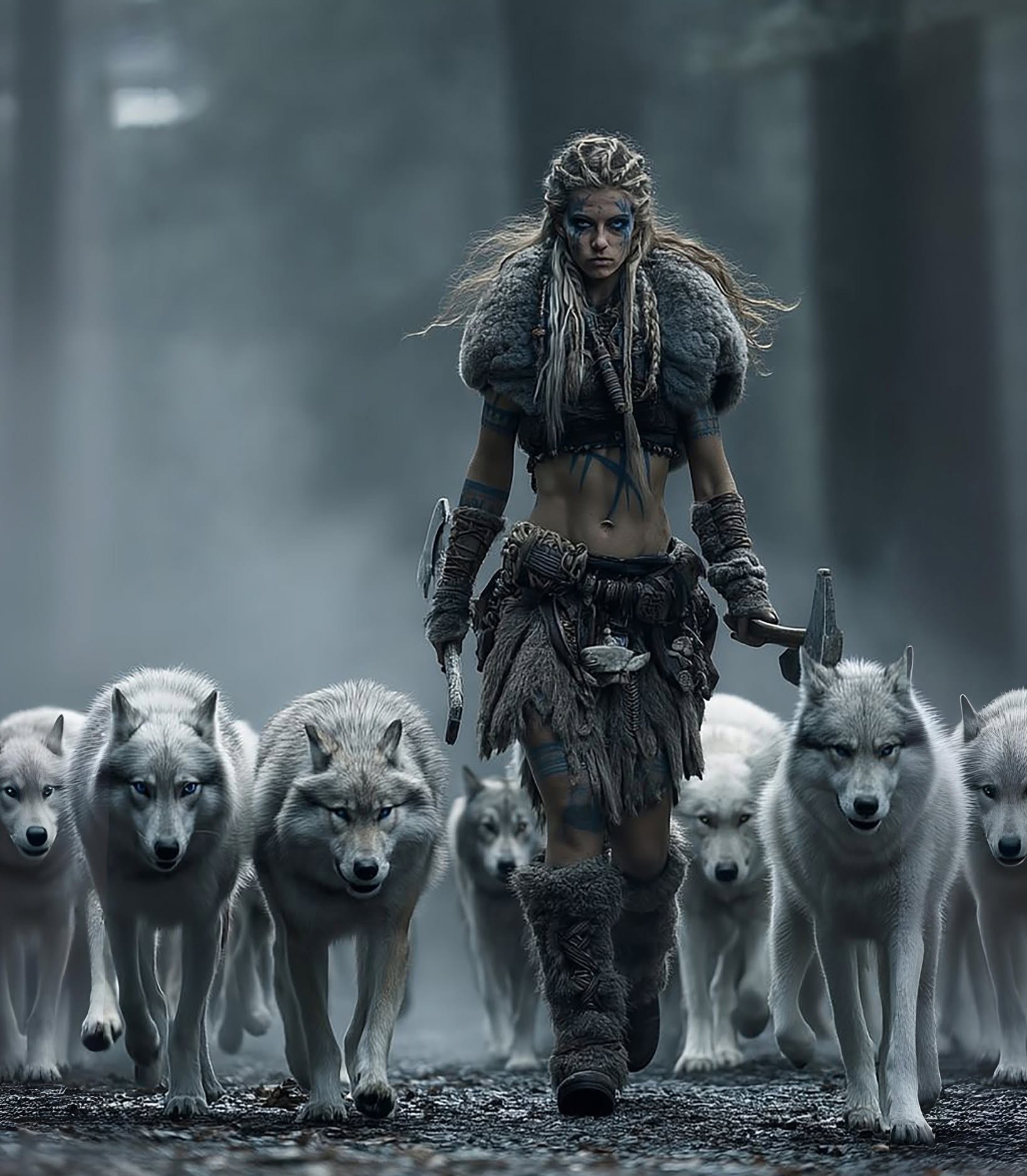 Wolf Queen of the Misty Forest