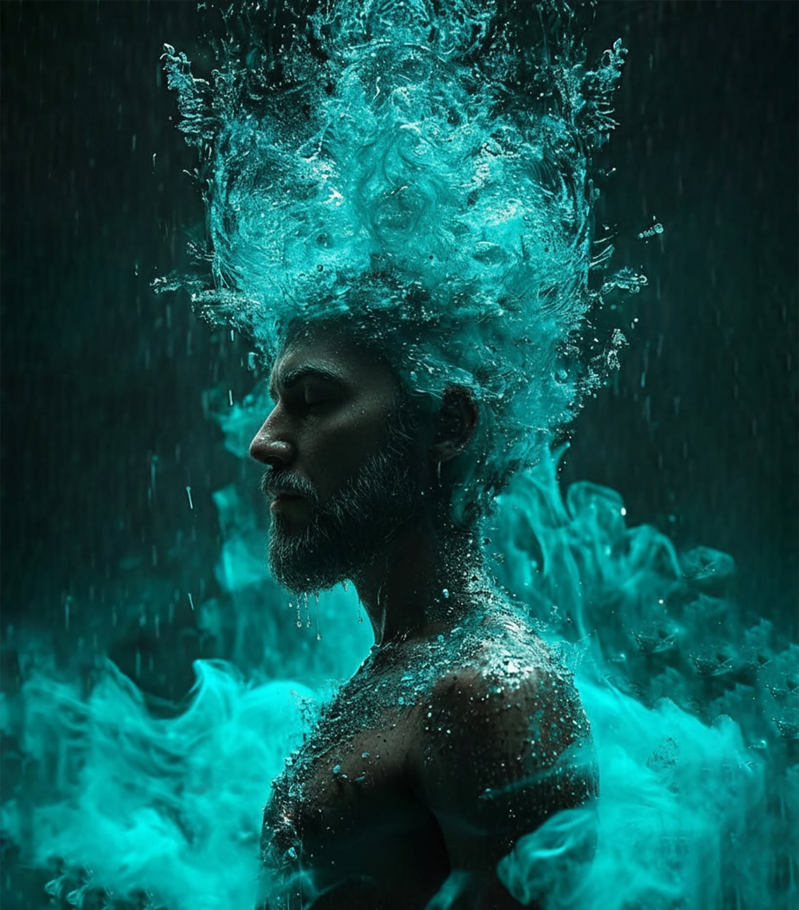 Explosive Turquoise Water Crown