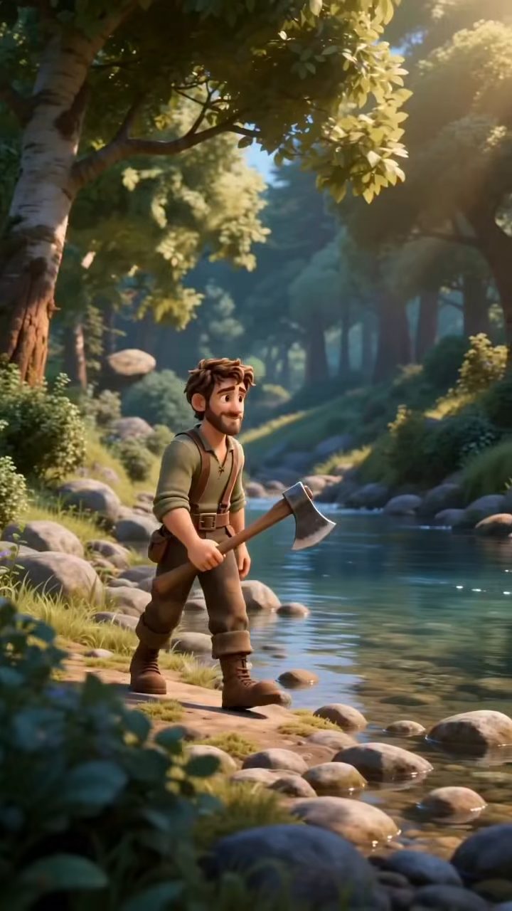 Honest Woodcutter: Cinematic Storyboard Infographic