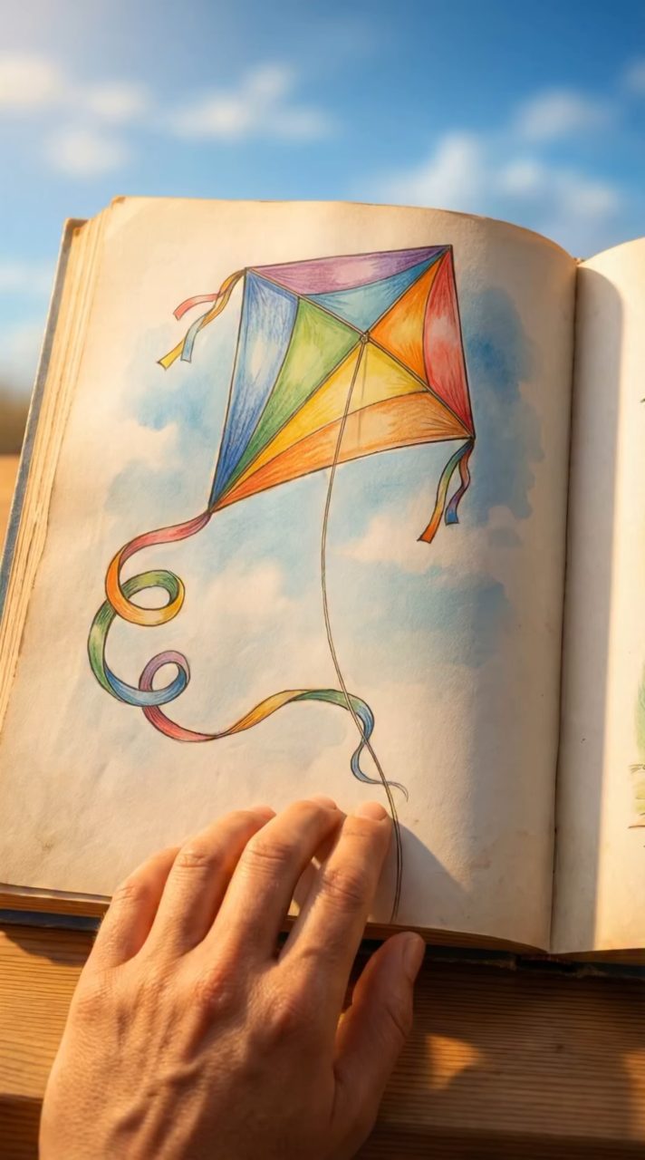 Storybook Kite Takes Flight