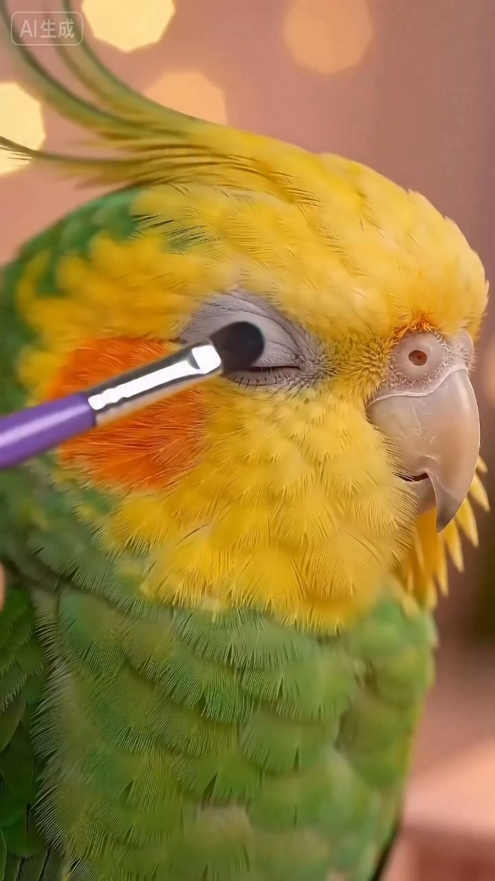 Whimsical Cockatiel Makeup Tutorial