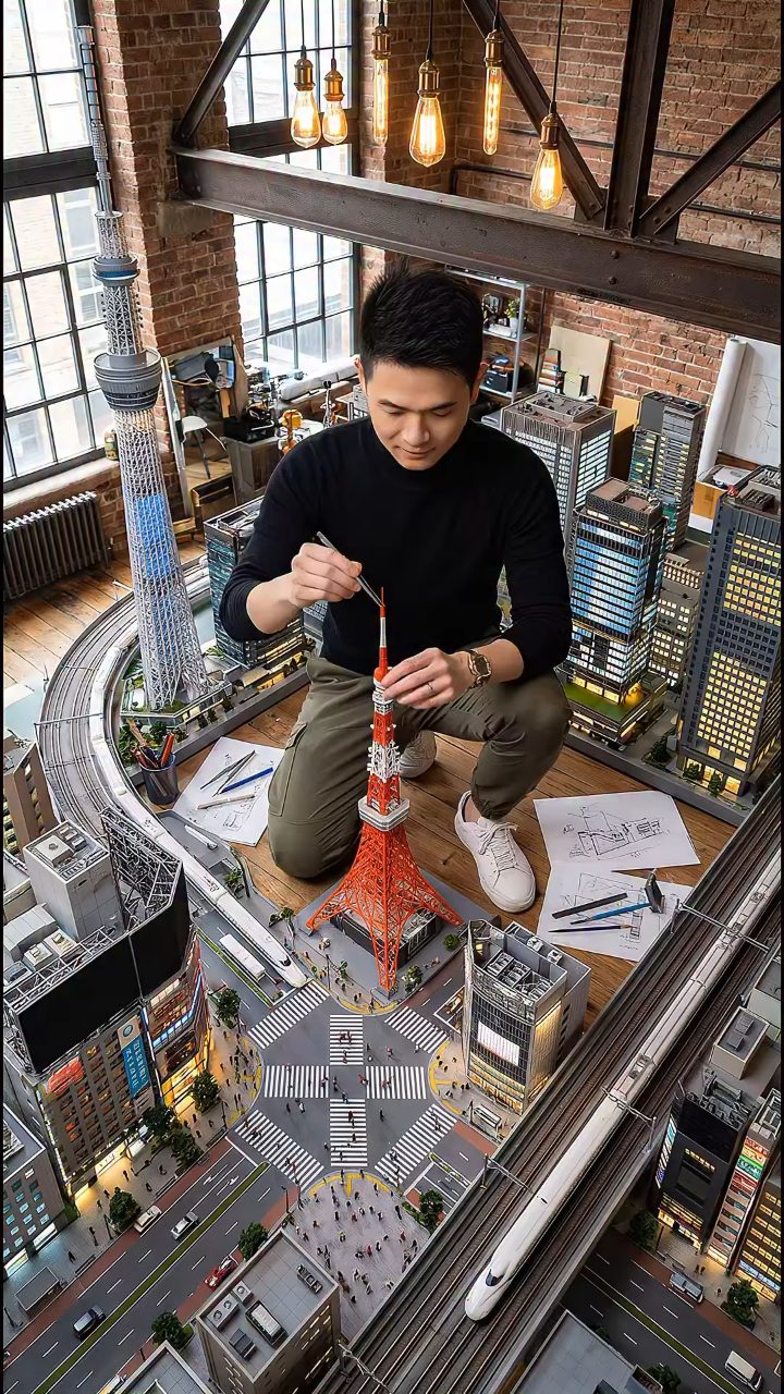 Tokyo City Diorama: A Master's Creation