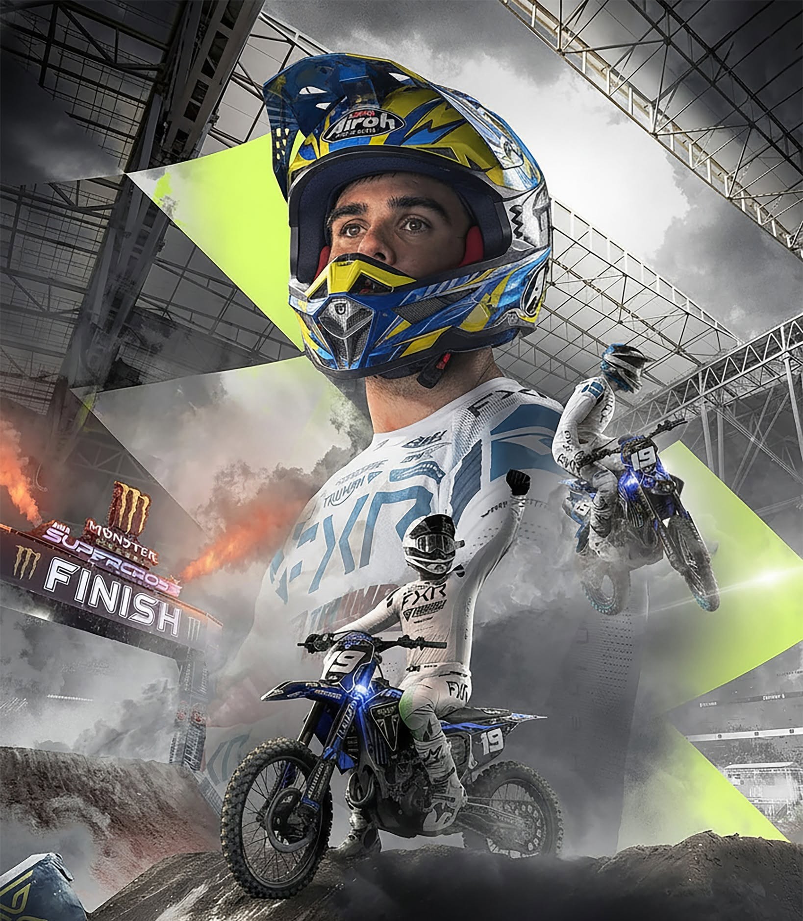 Dynamic Indoor Motocross Glory