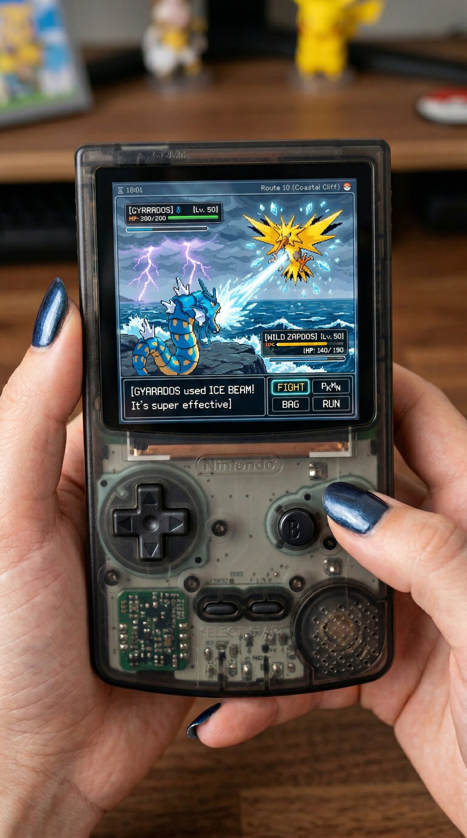 See-Through Gameboy Portrait