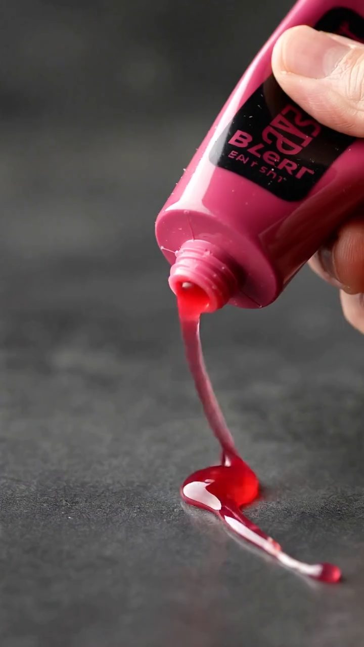 Radish Paint ASMR: Surreal Glossy Morph