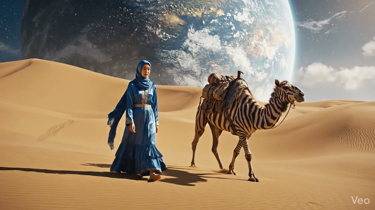 Nomad of the Blue Planet Dunes