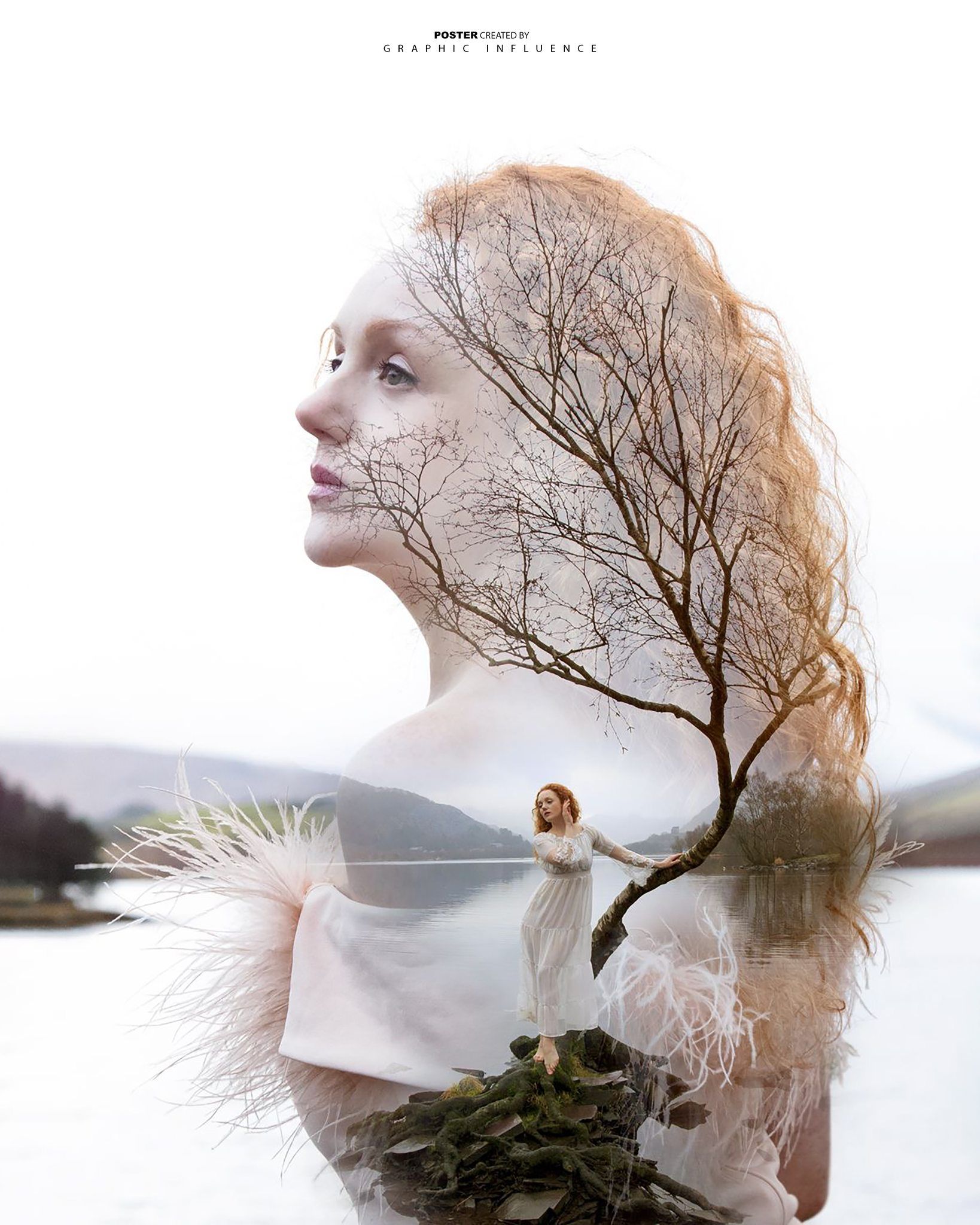Soul of the Misty Lake Landscape