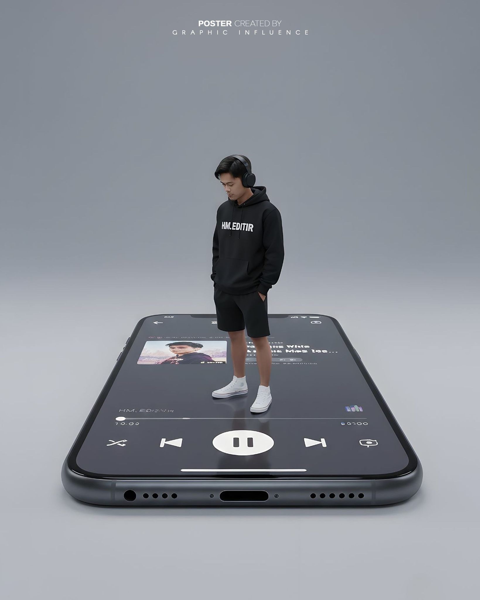 Man Atop the Digital Melody