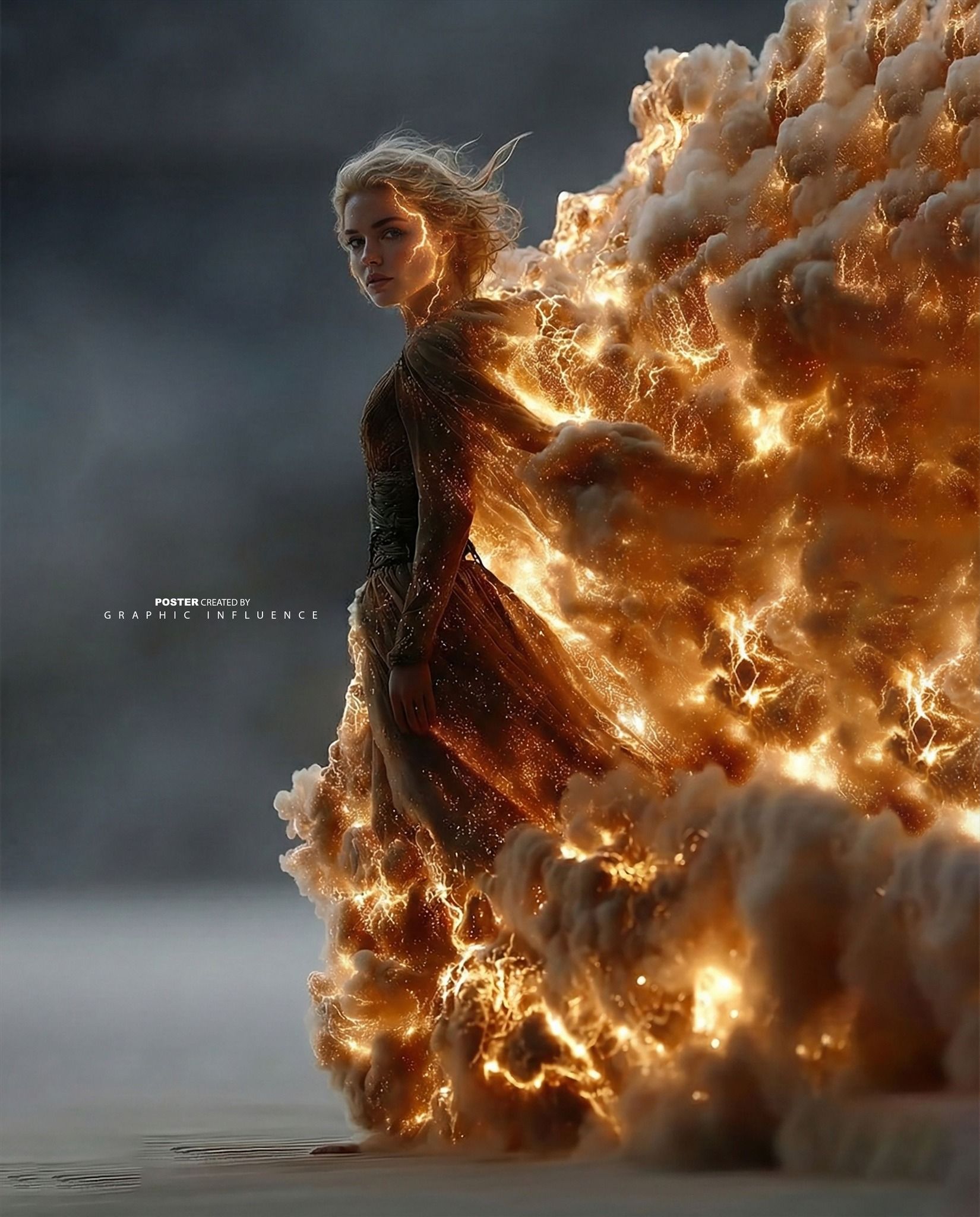 Goddess of the Golden Ember Storm