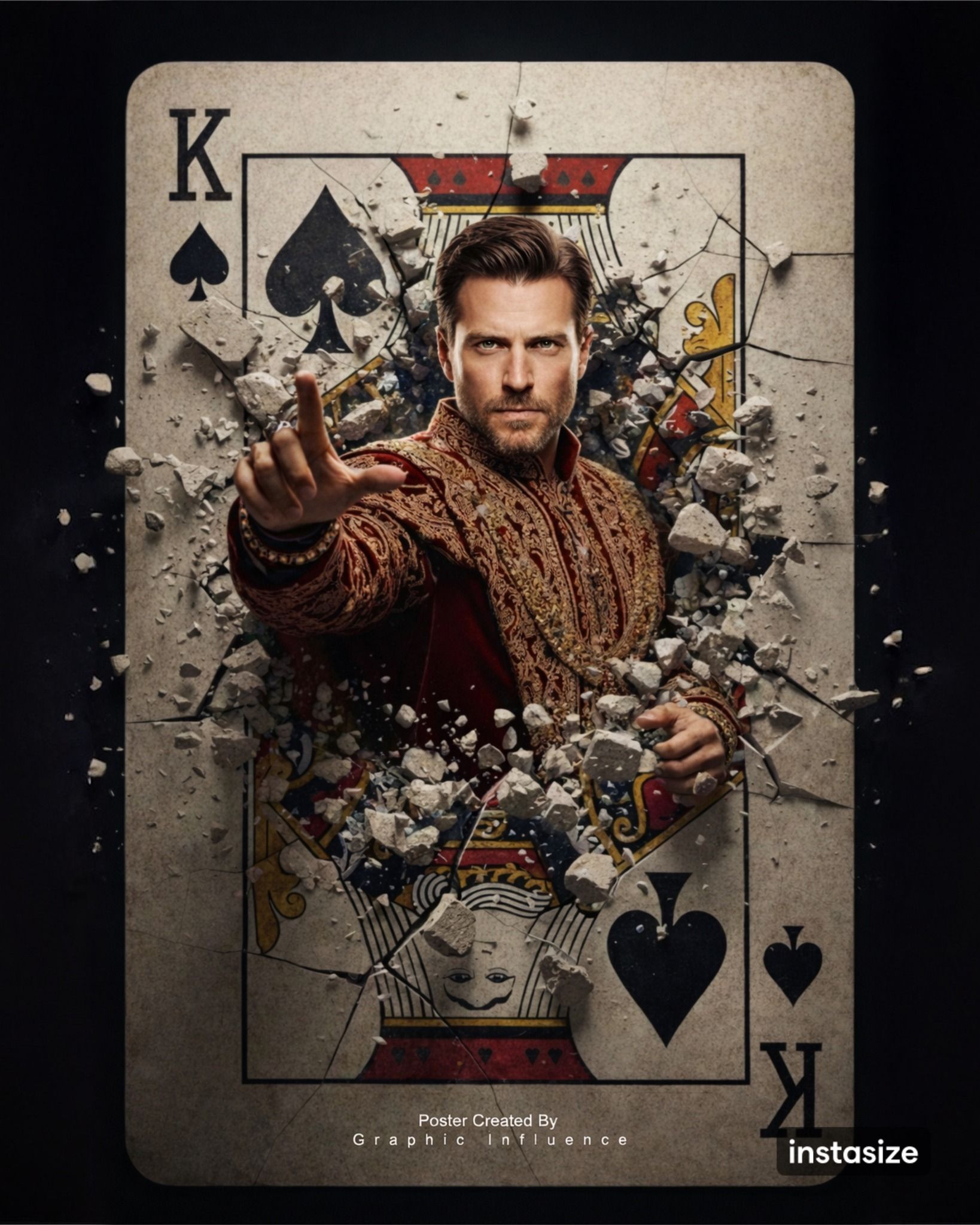 The Shattered King of Spades