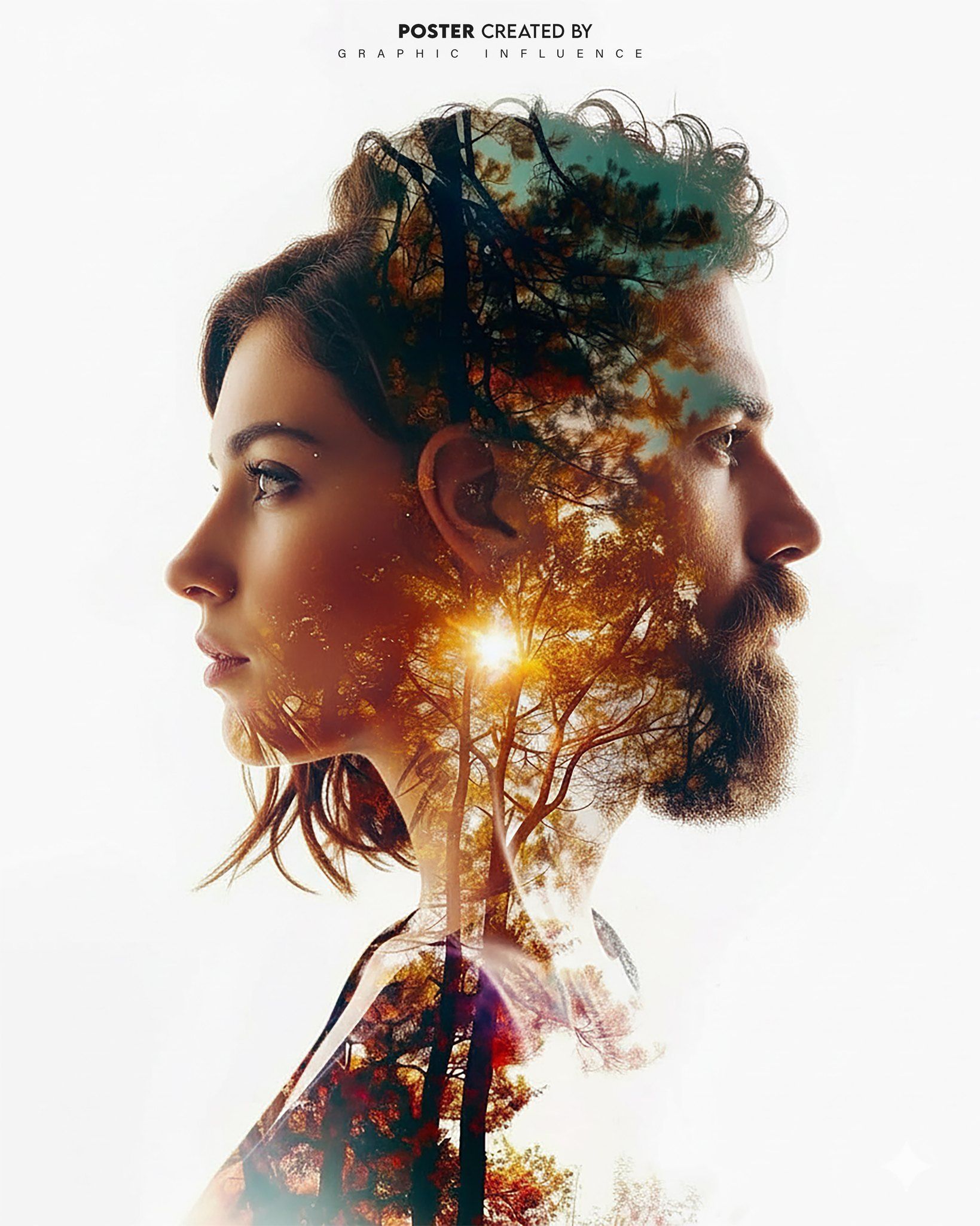 Entwined Souls in the Golden Forest