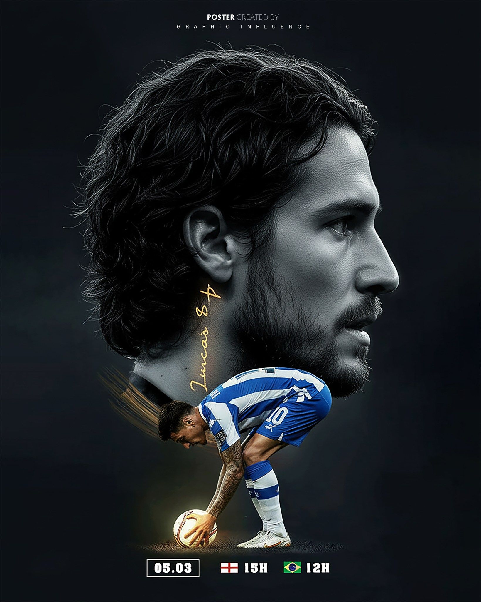 Golden Legacy Soccer Graphic