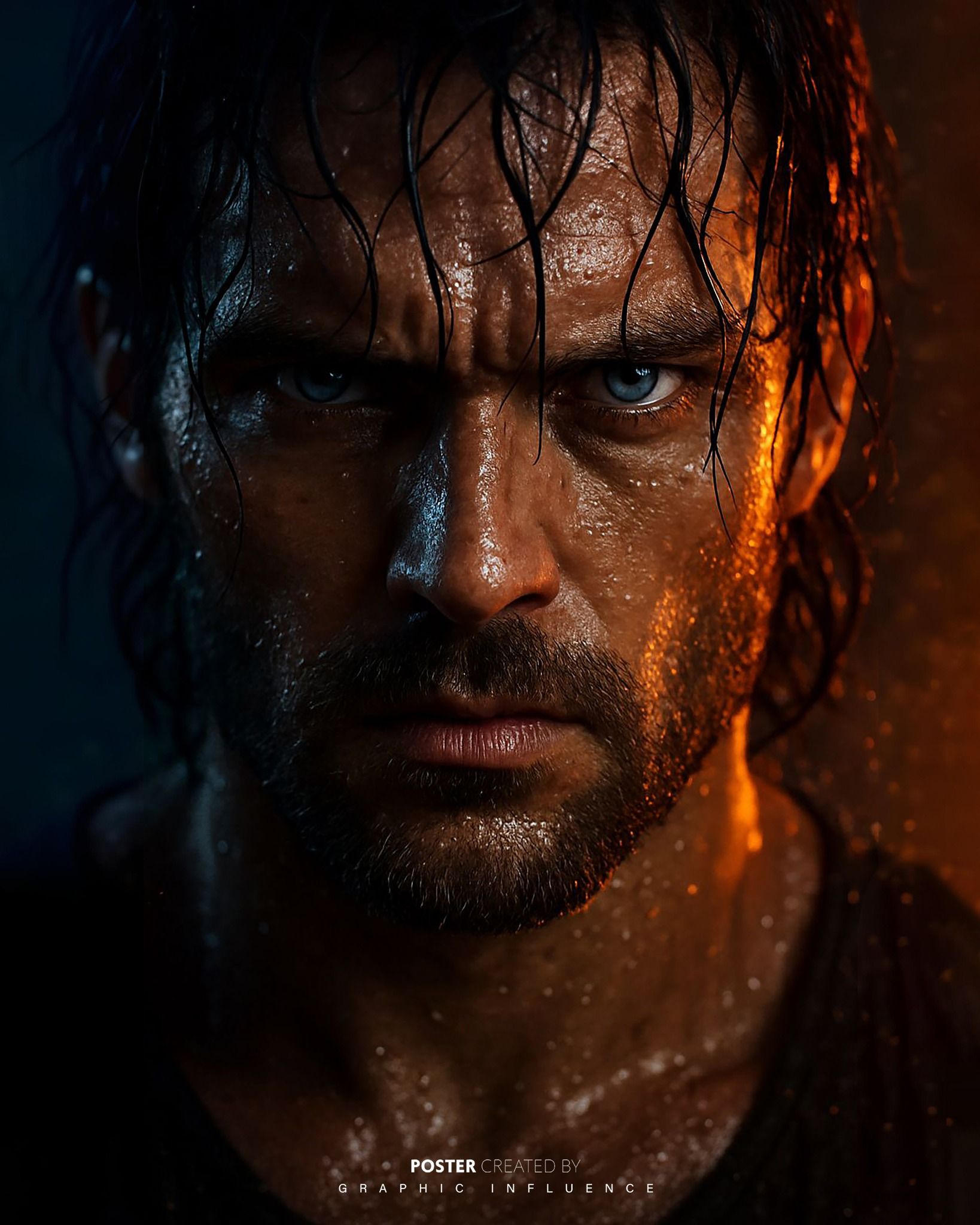 Glistening Gaze of the Rugged Mariner
