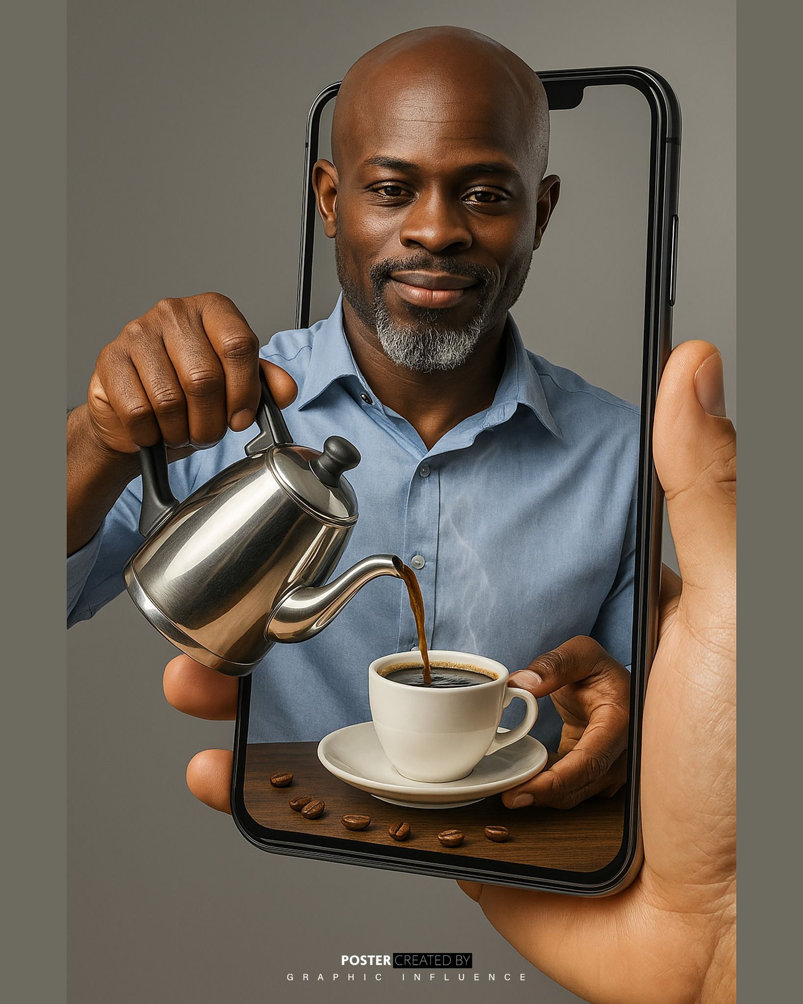 Digital Reality Coffee Pour