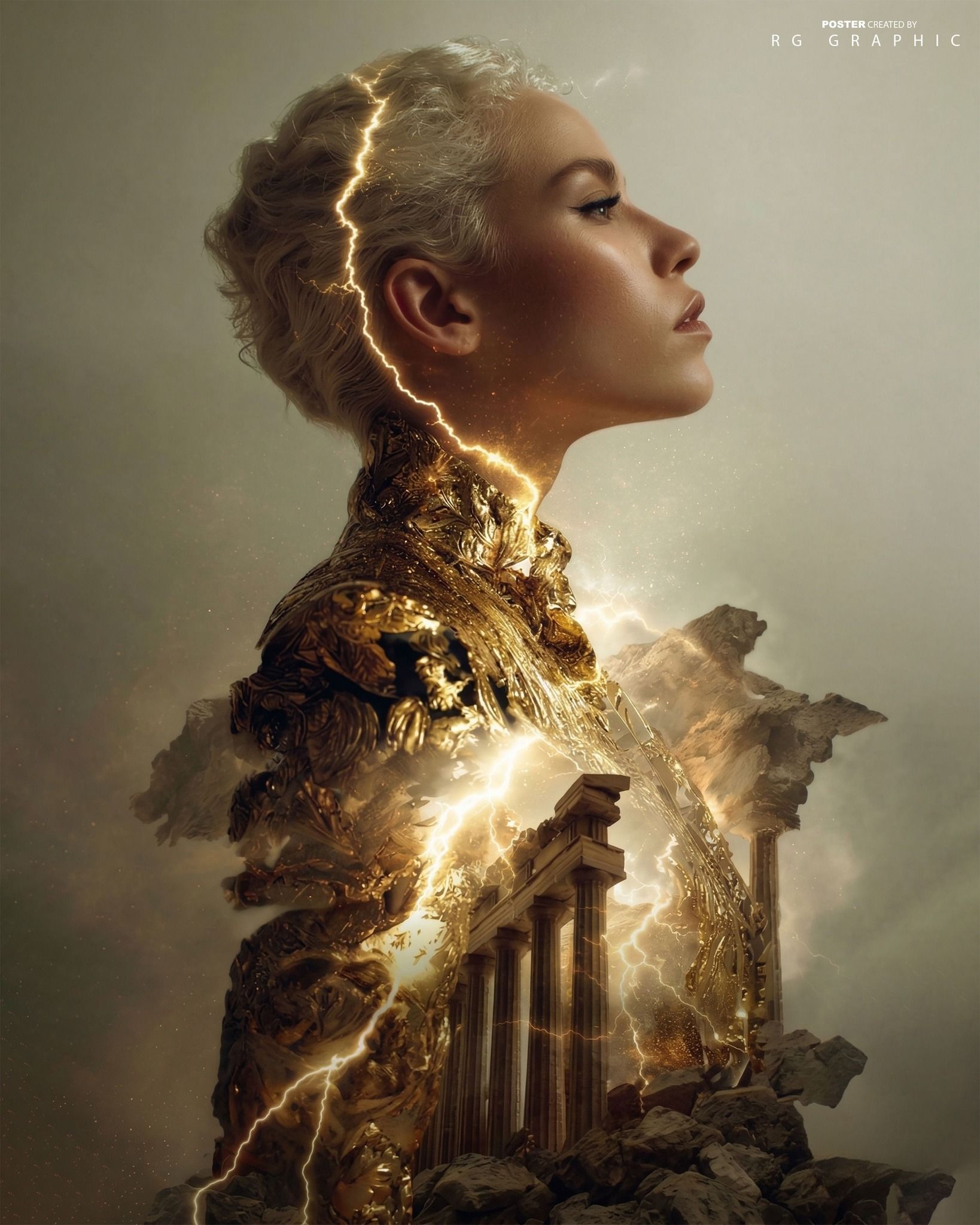 Gilded Goddess of the Storm