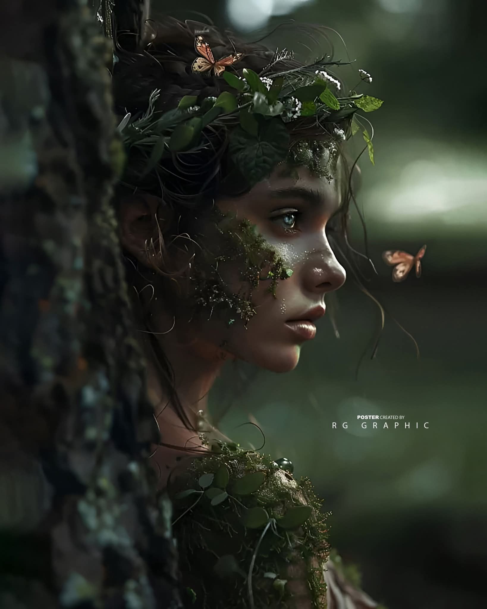 Glow of the Ethereal Moss Nymph