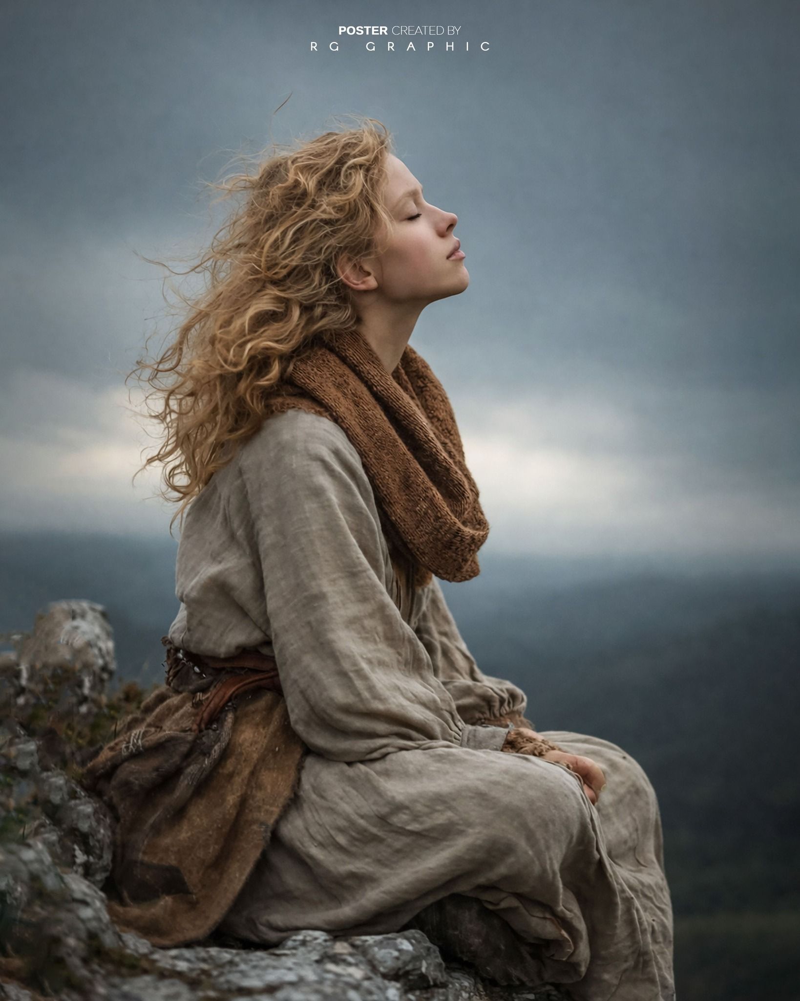 Serenity on the Misty Cliffside