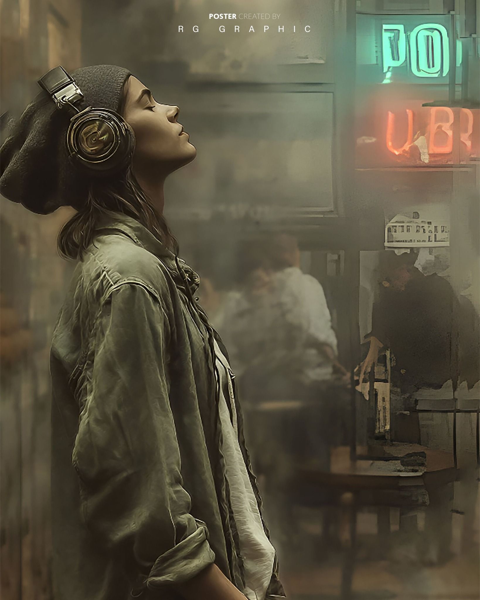 Urban Indie Melody in Neon Shadow