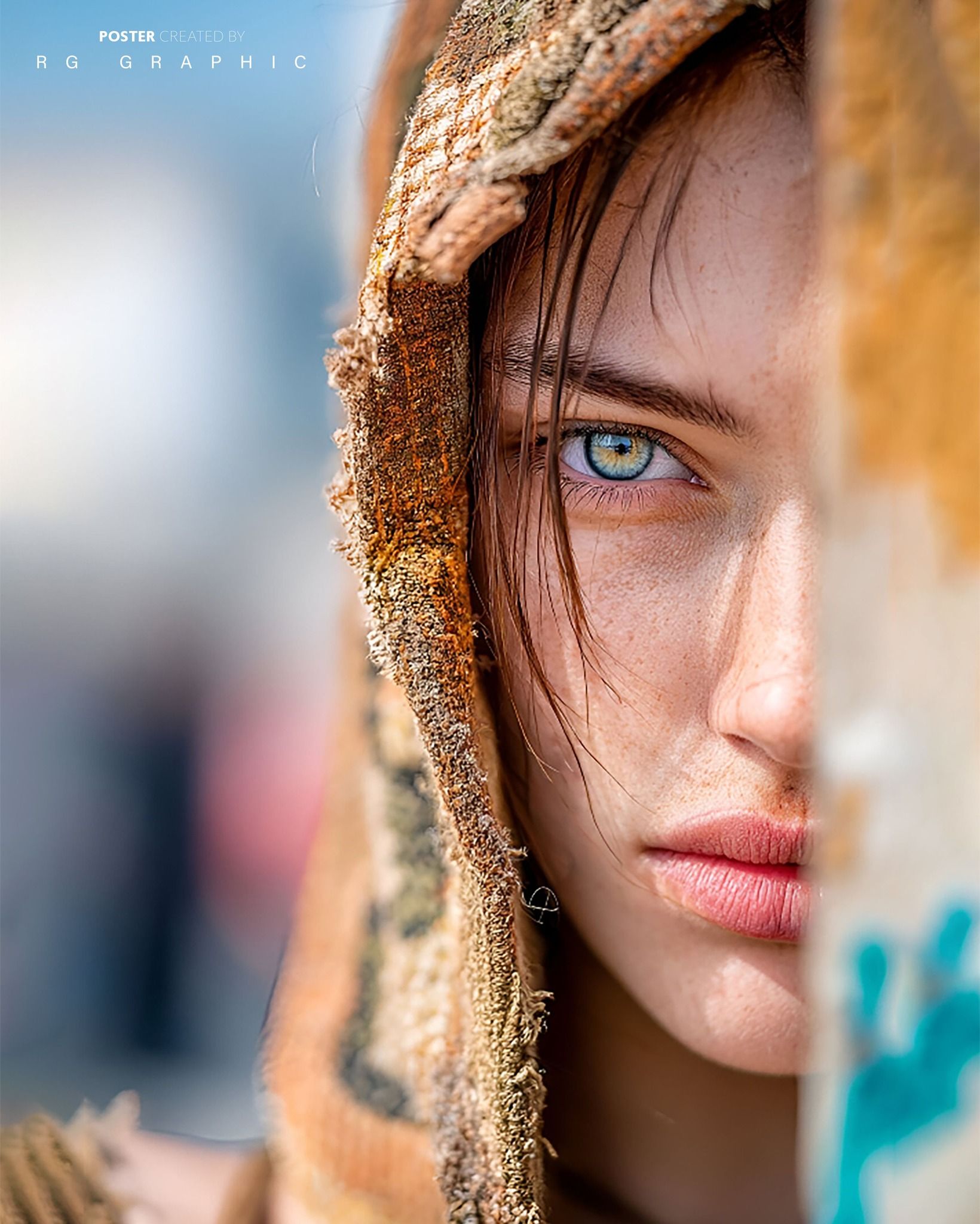 Gilded Gaze Behind the Veil