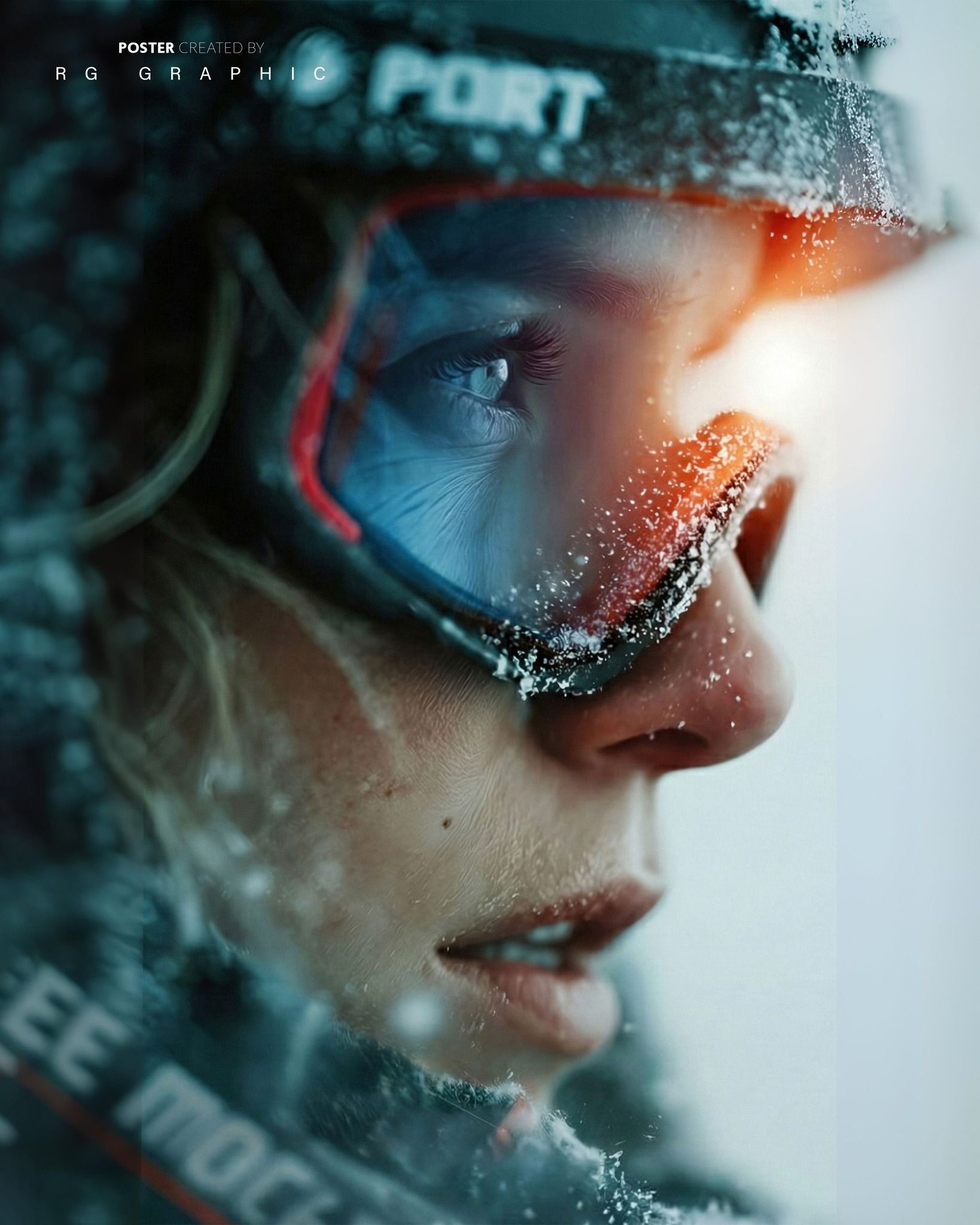 Frost Bound Winter Athlete Focus