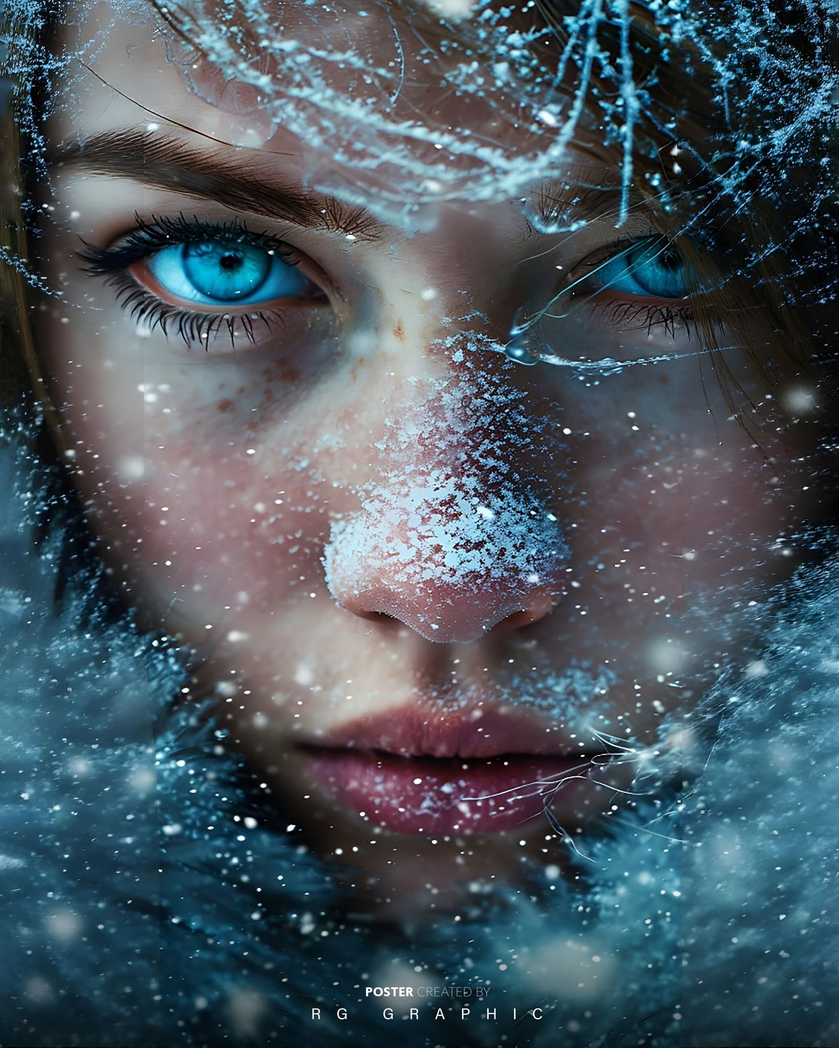 Gaze of the Arctic Frost Queen