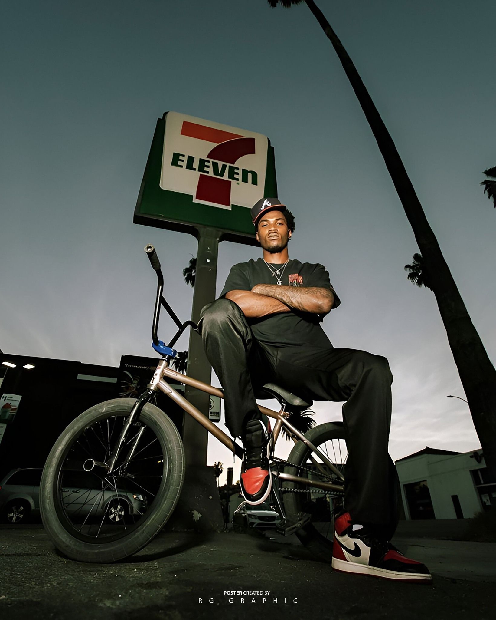 Urban BMX Dusk: Neon Street King