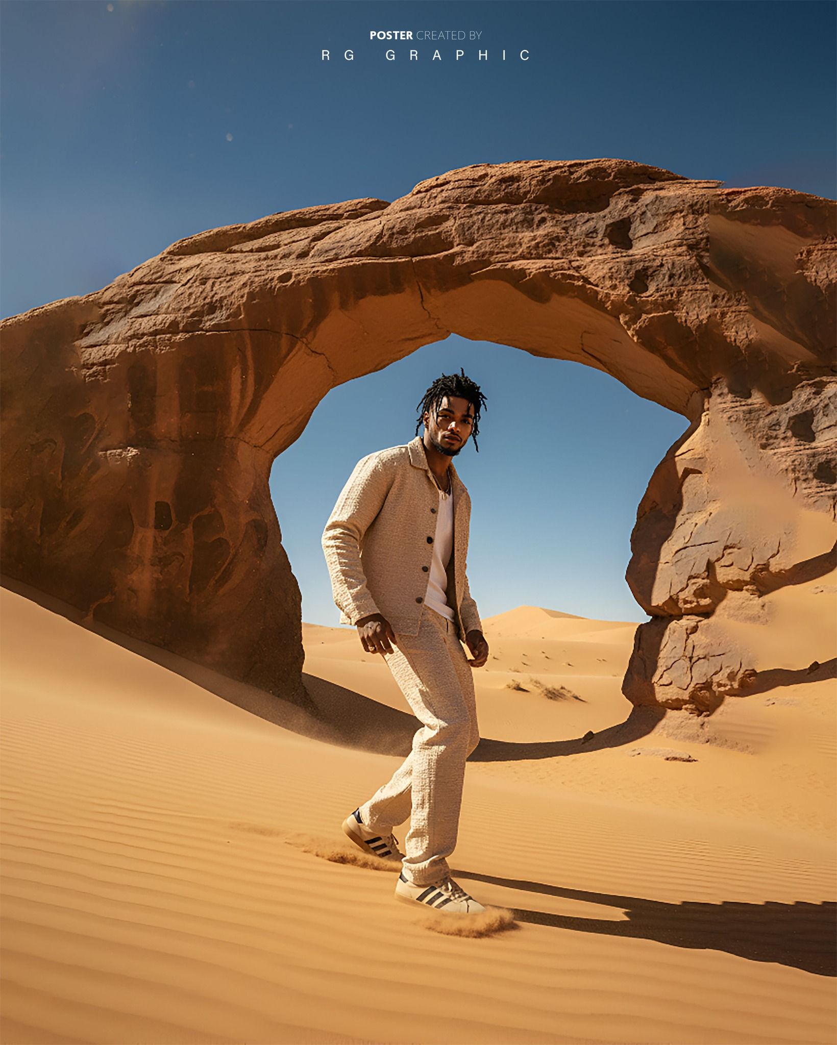 Golden Arch Desert Sands Fashion Editorial