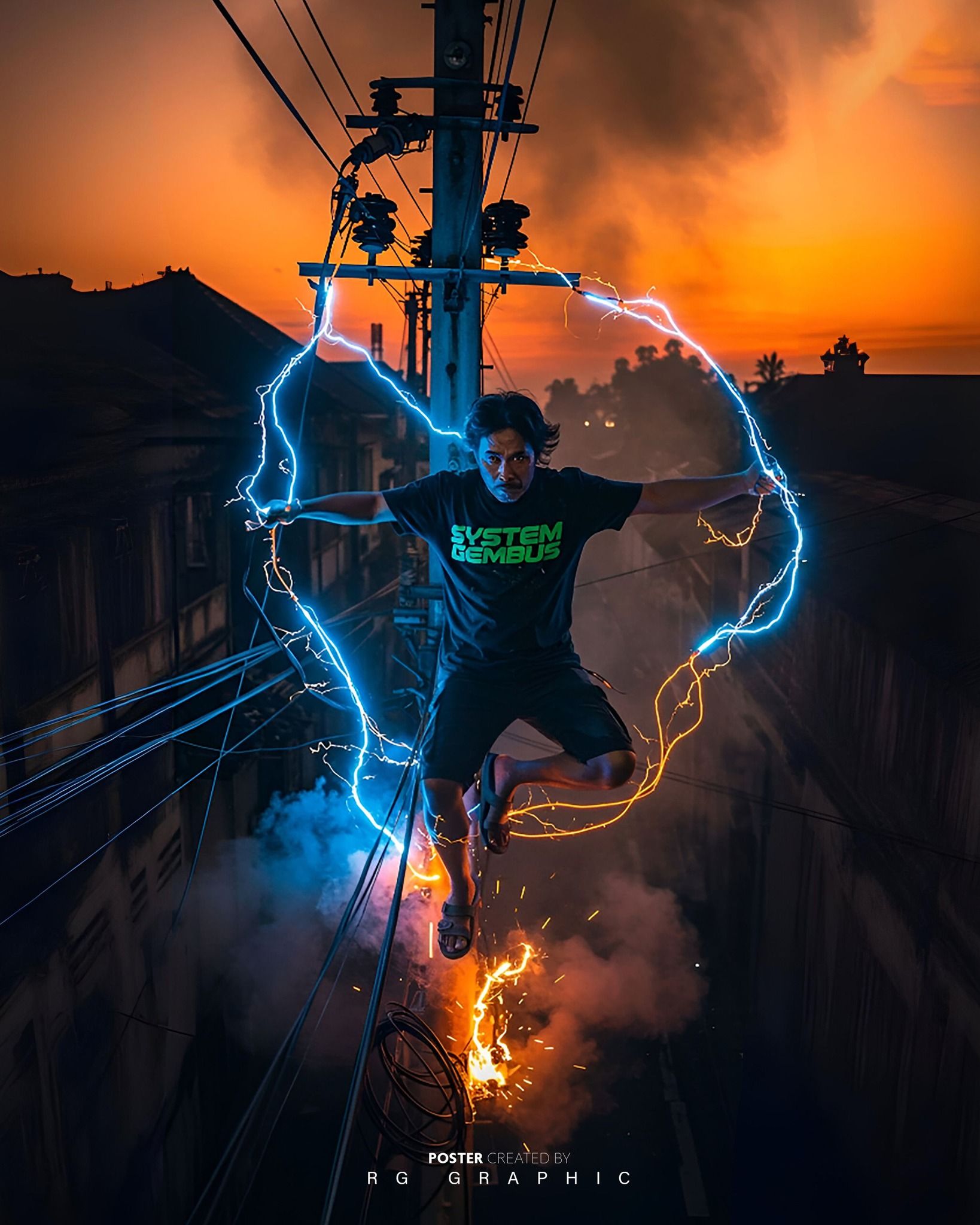 Electric Zenith in the Cyberpunk Alley