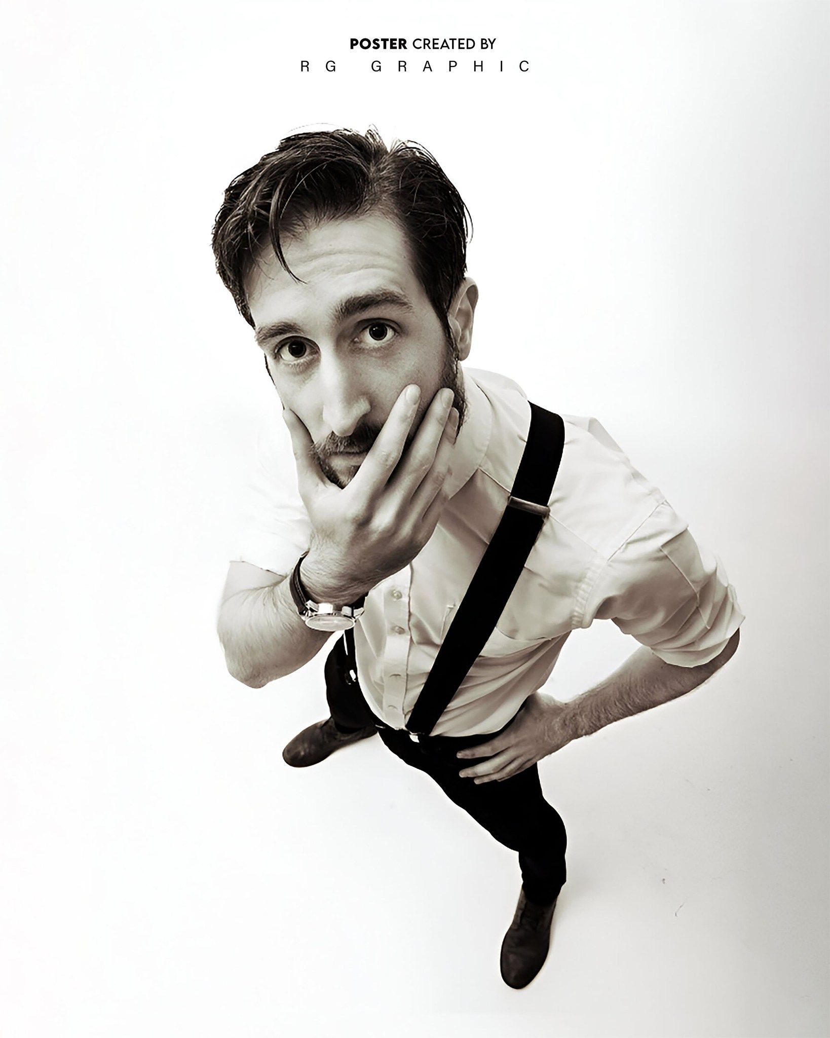 Minimalist Wide Angle Editorial Portrait