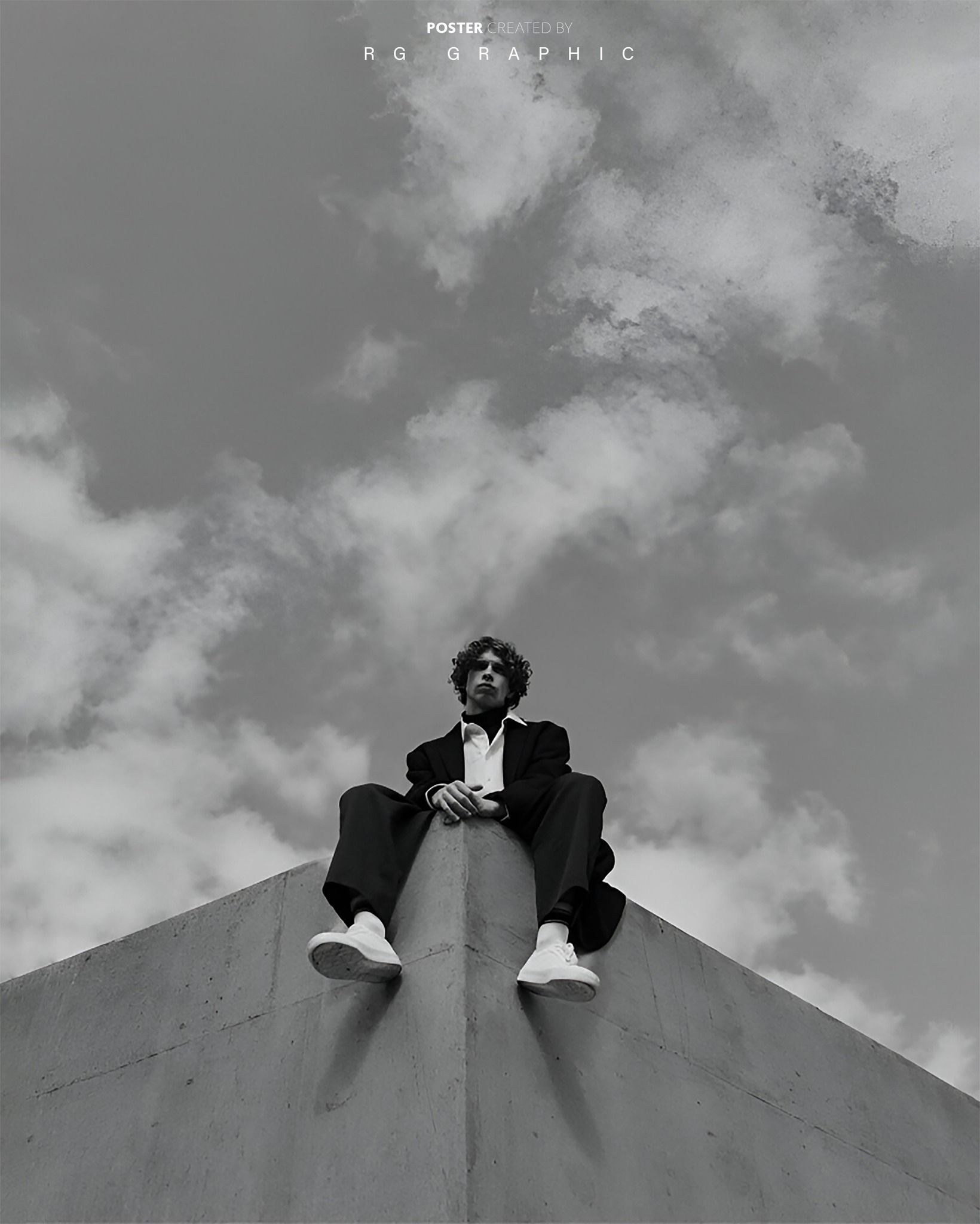 Monochrome Edge Cinematic Poster