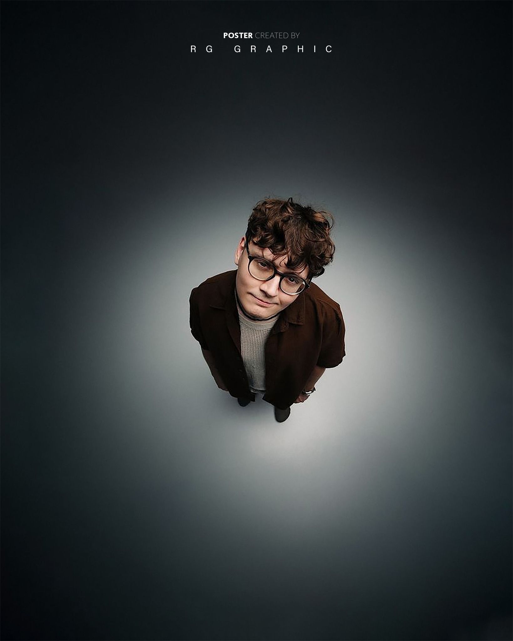 Lone Focus in Dark Minimalist Studio