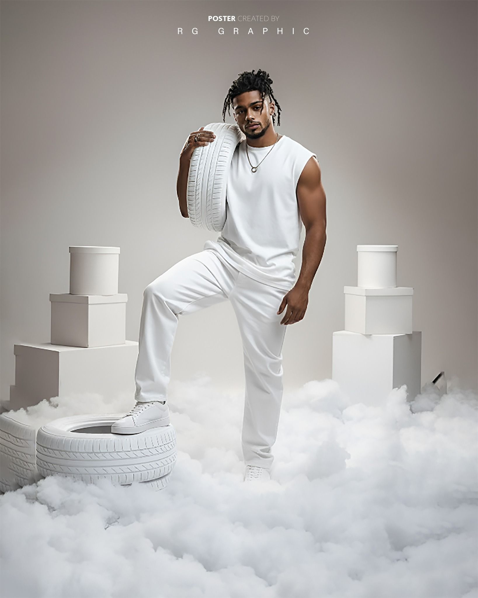 Ethereal White Monochrome Fashion and Future Treads