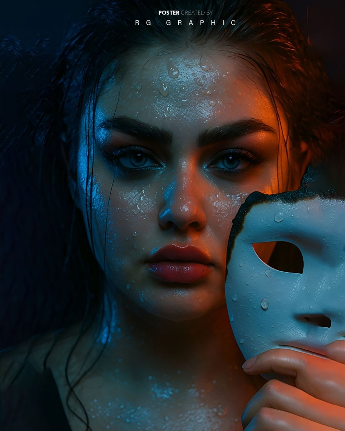 Droplets Behind the Mask