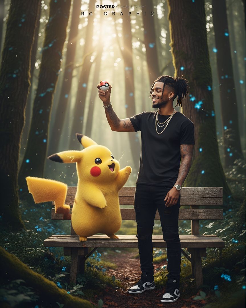 A Trainer and His Giant Pokémon friend