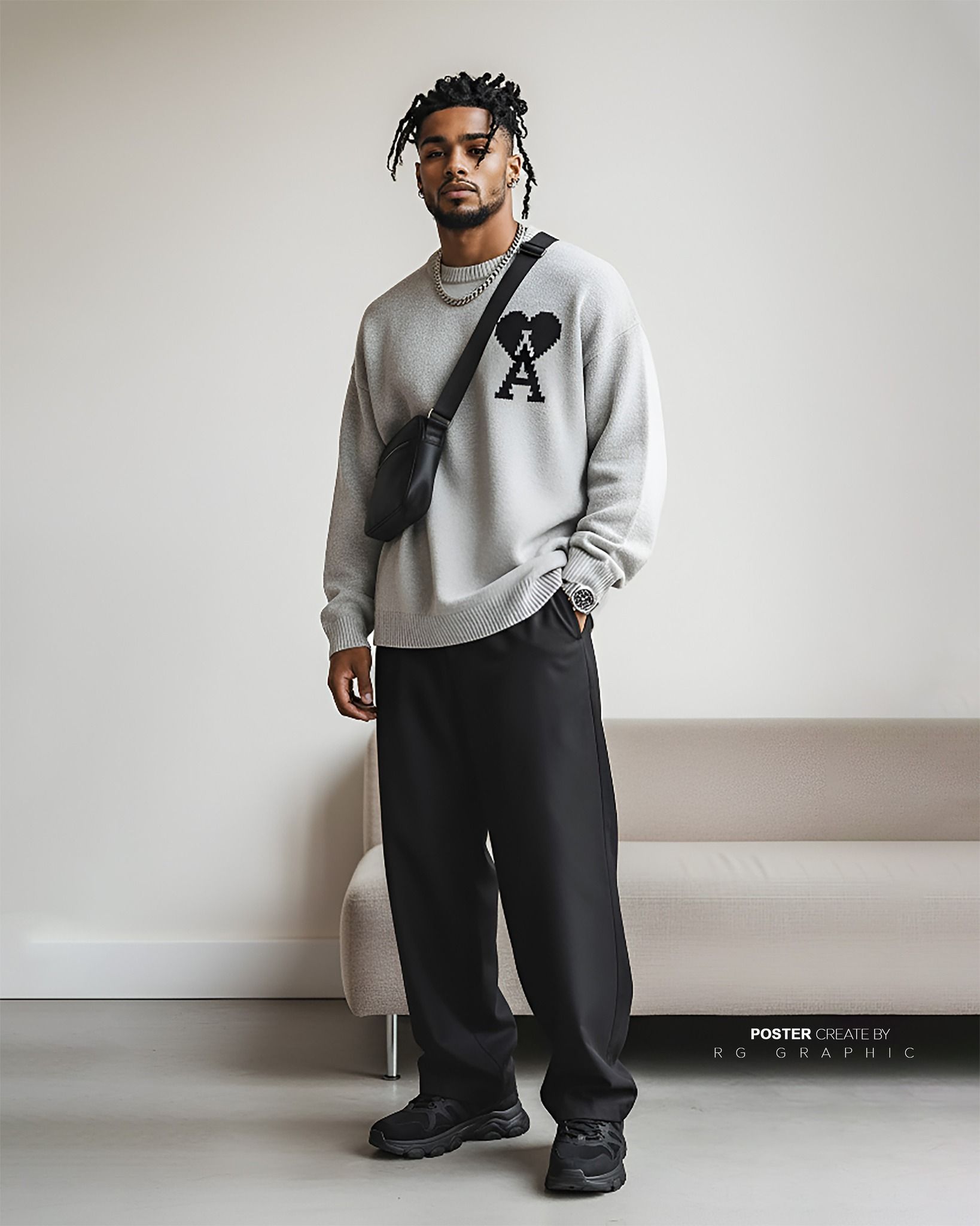 Minimalist Monochrome Streetwear Aesthetic