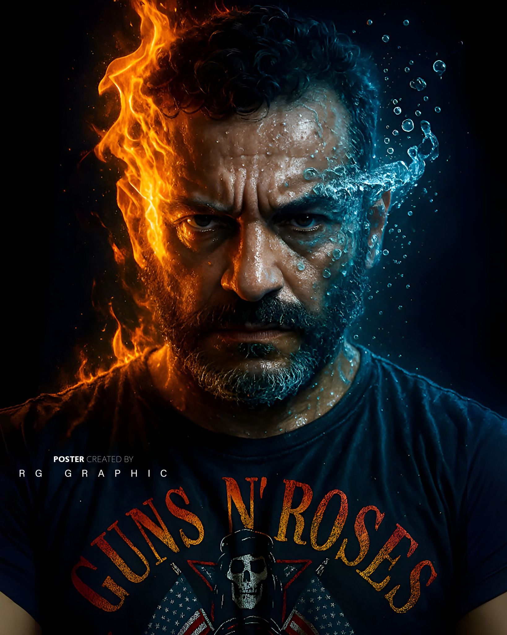 Inner Conflict of Fire and Water
