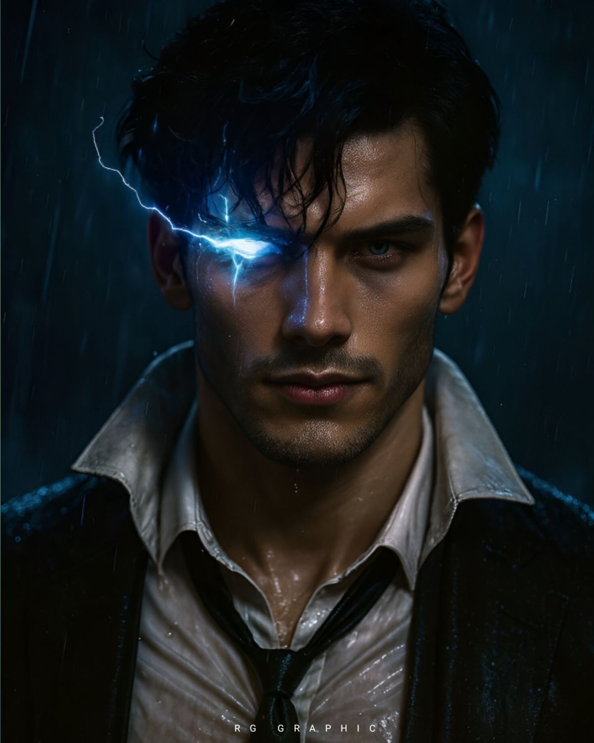 Electric Spark in the Midnight Rain