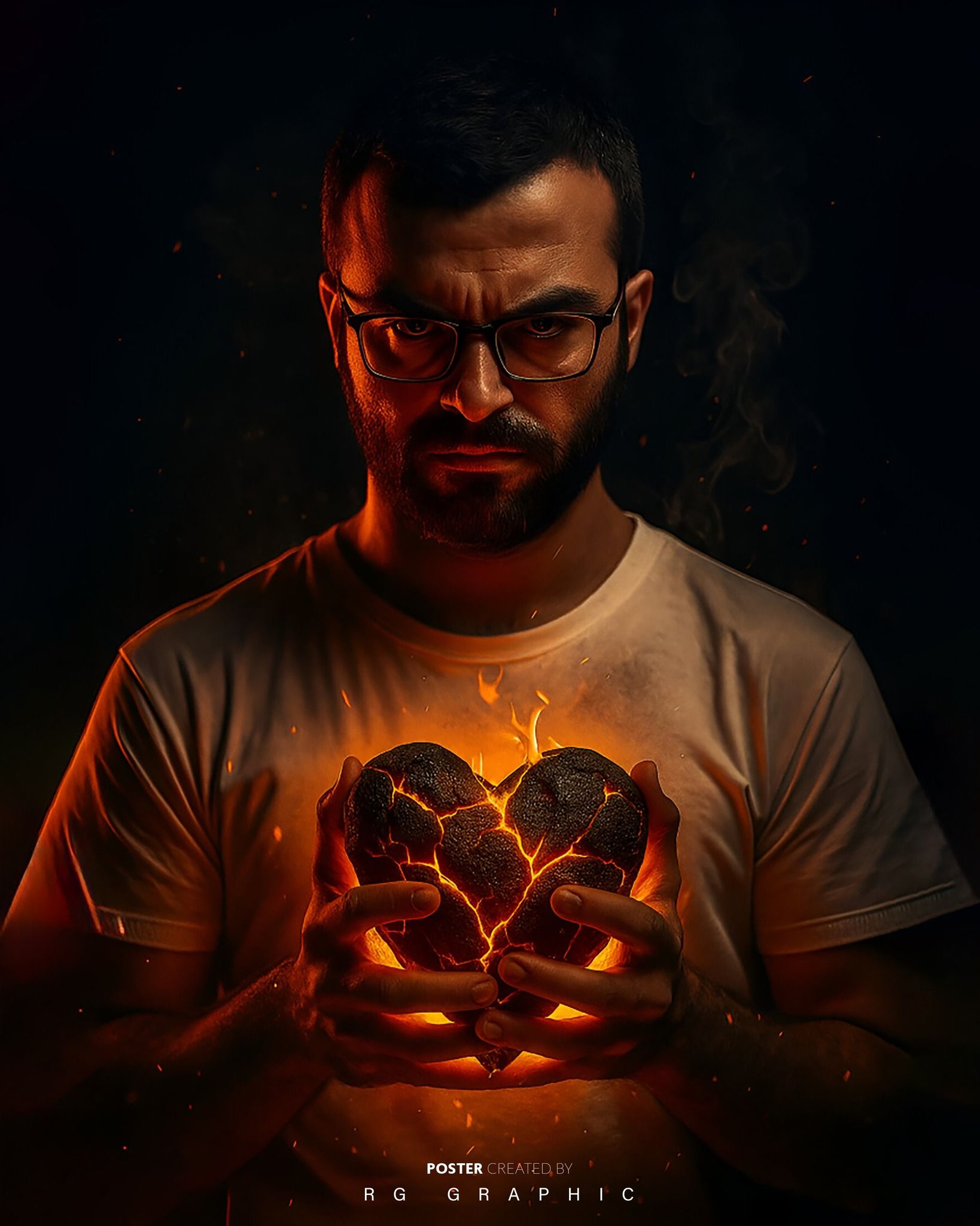 Man With The Heart Of Molten Stone
