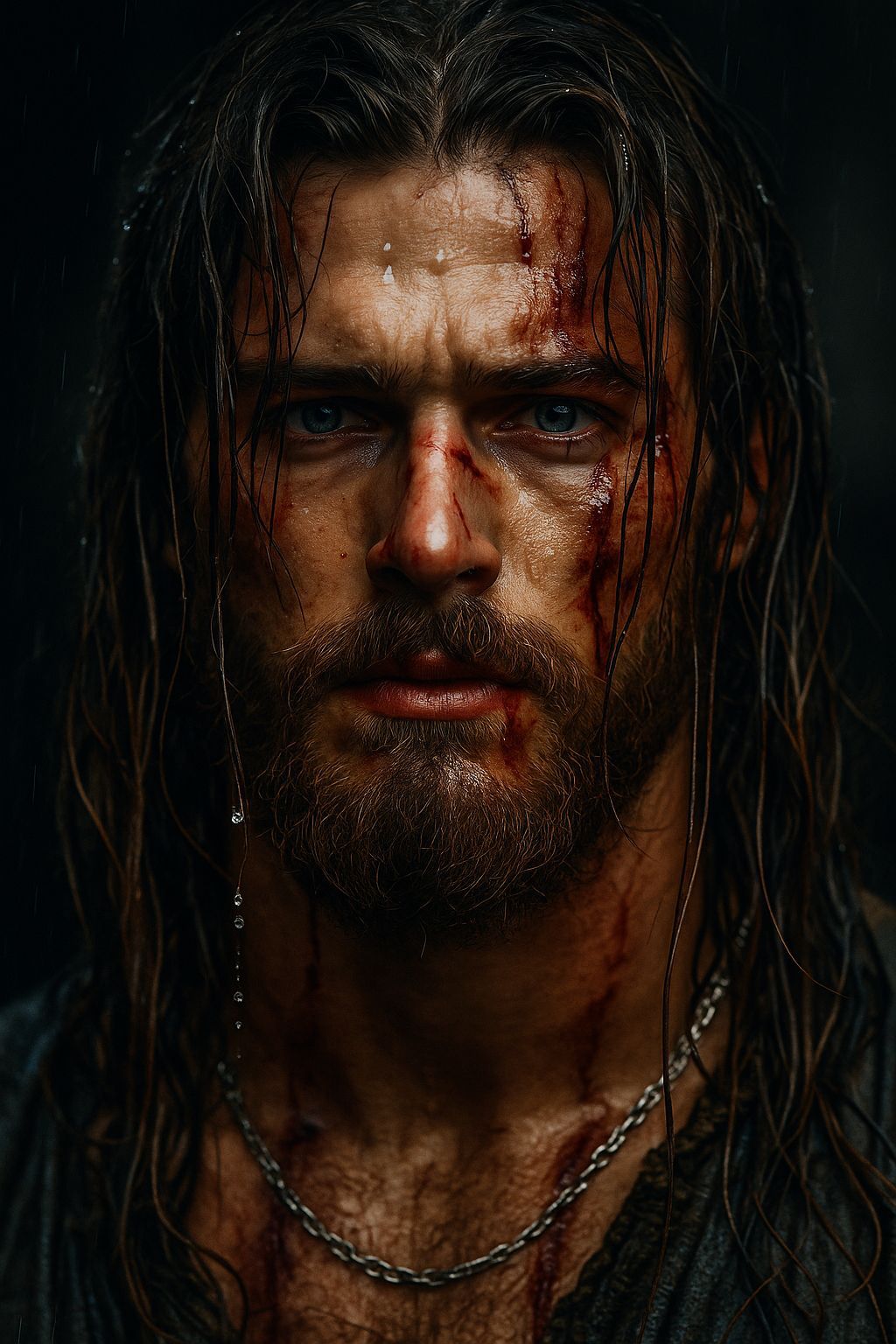 The Resilient Warrior's Gaze