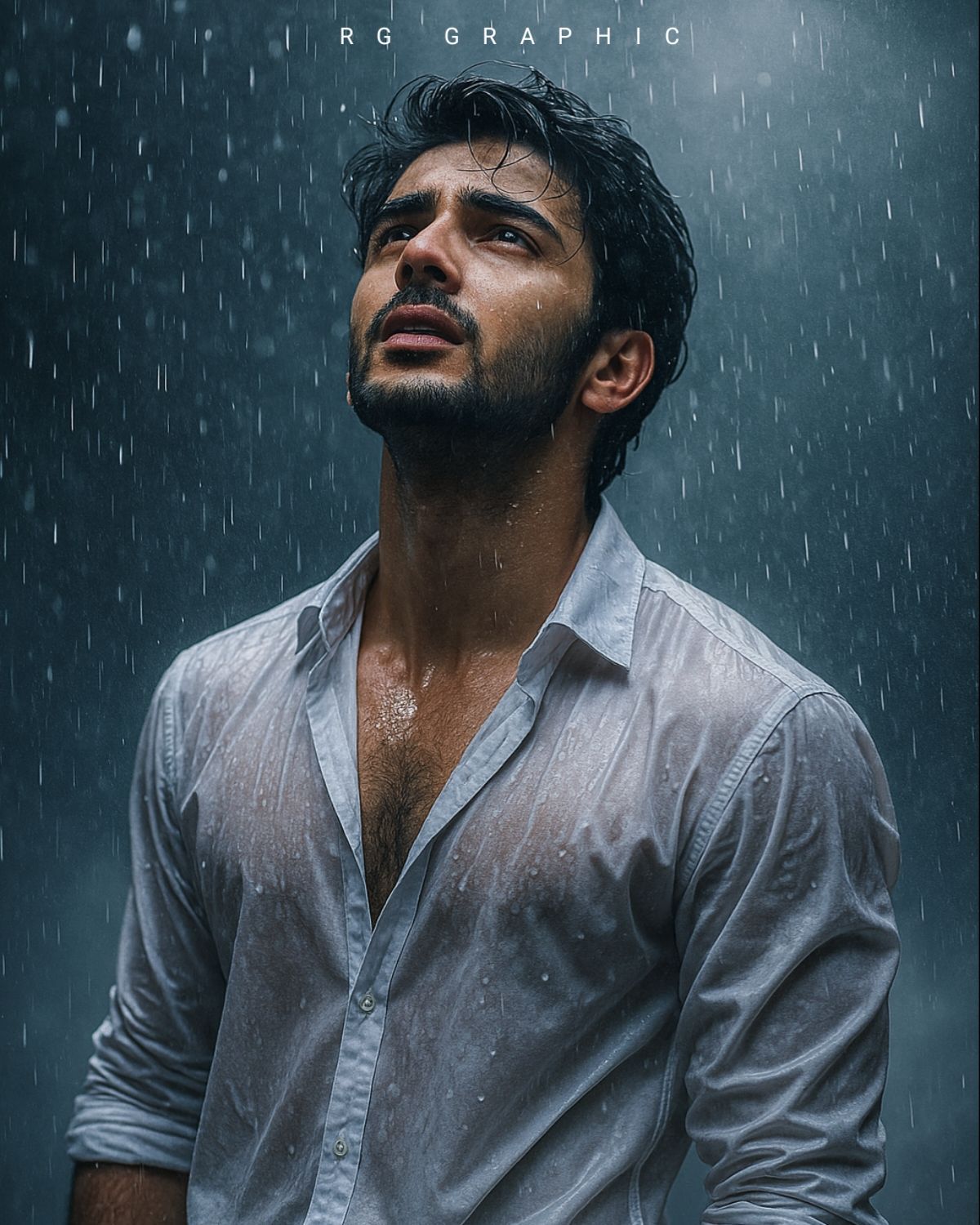 Cinematic Grace in the Rain
