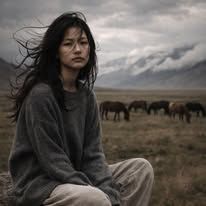 Solitary Wanderer of the Mist-Swept Steppe