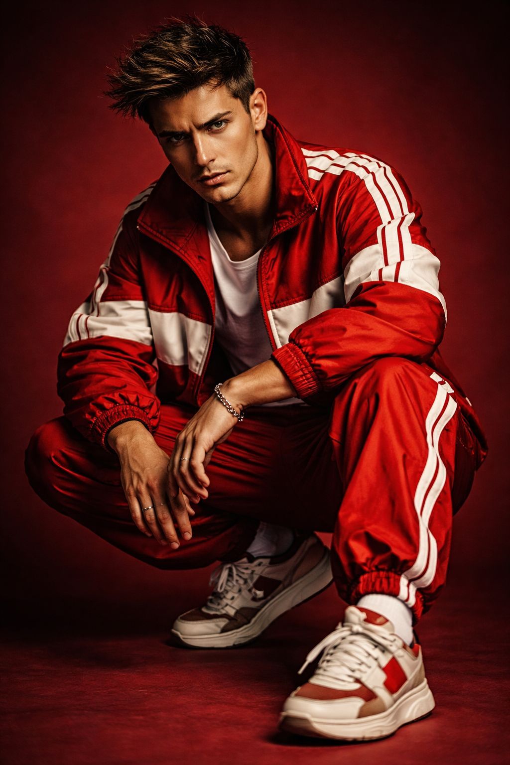 Crimson Rebel Retro Editorial