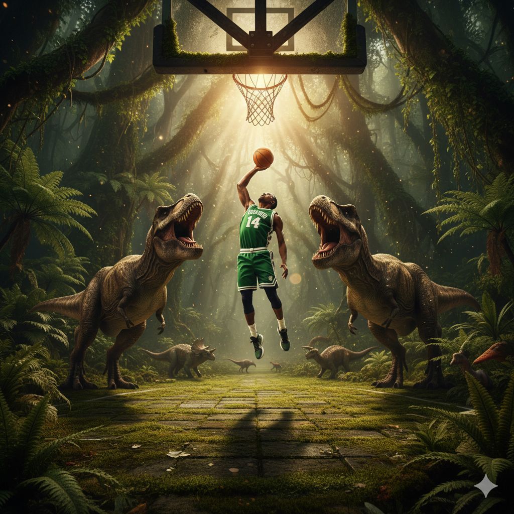 Jurassic Jam: The Prehistoric Slam Dunk