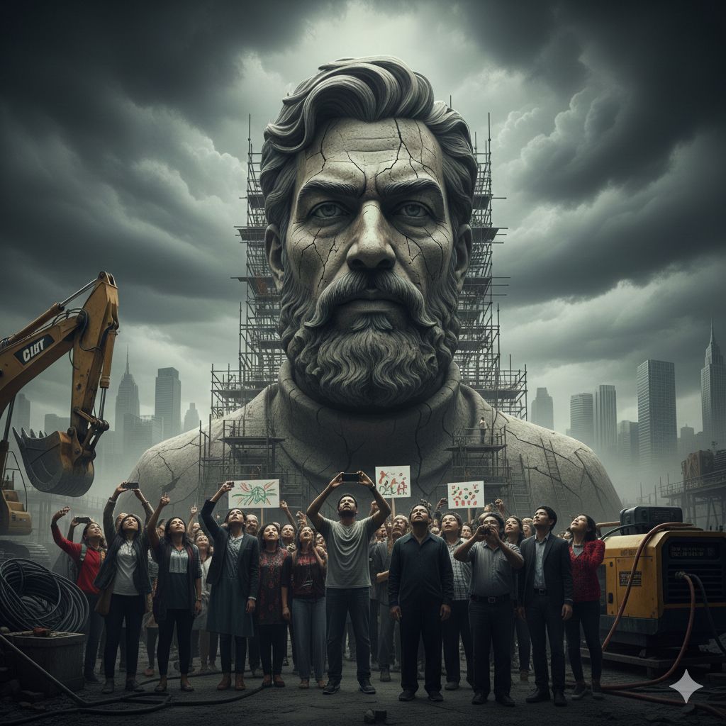 The Colossus Under Construction