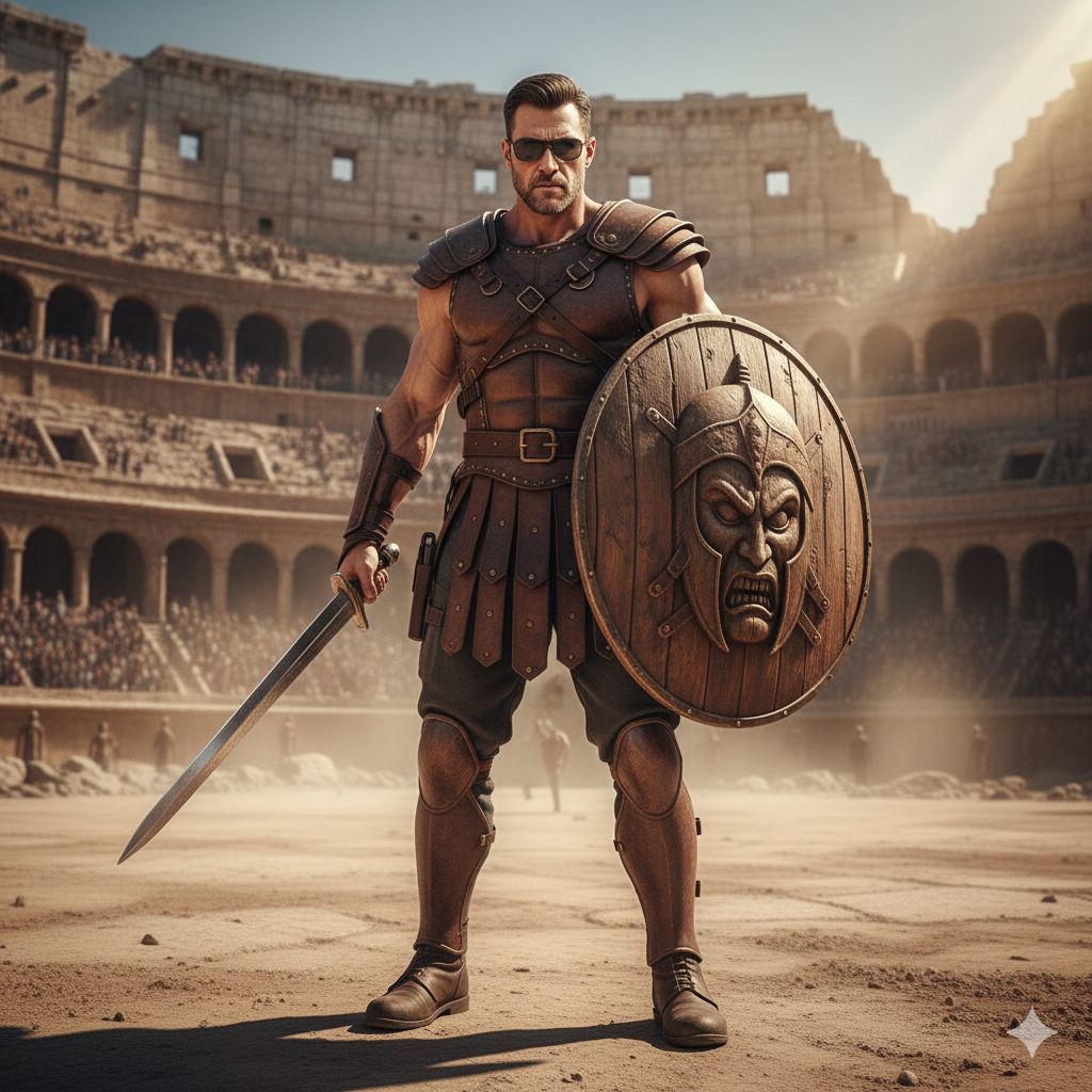 Gladiator Legend in the Roman Arena