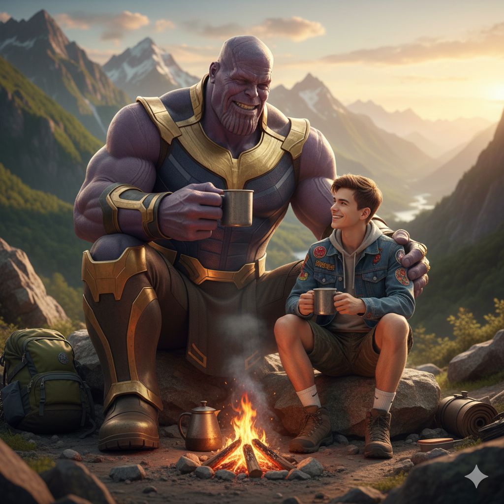 Morning Coffee with the Mad Titan