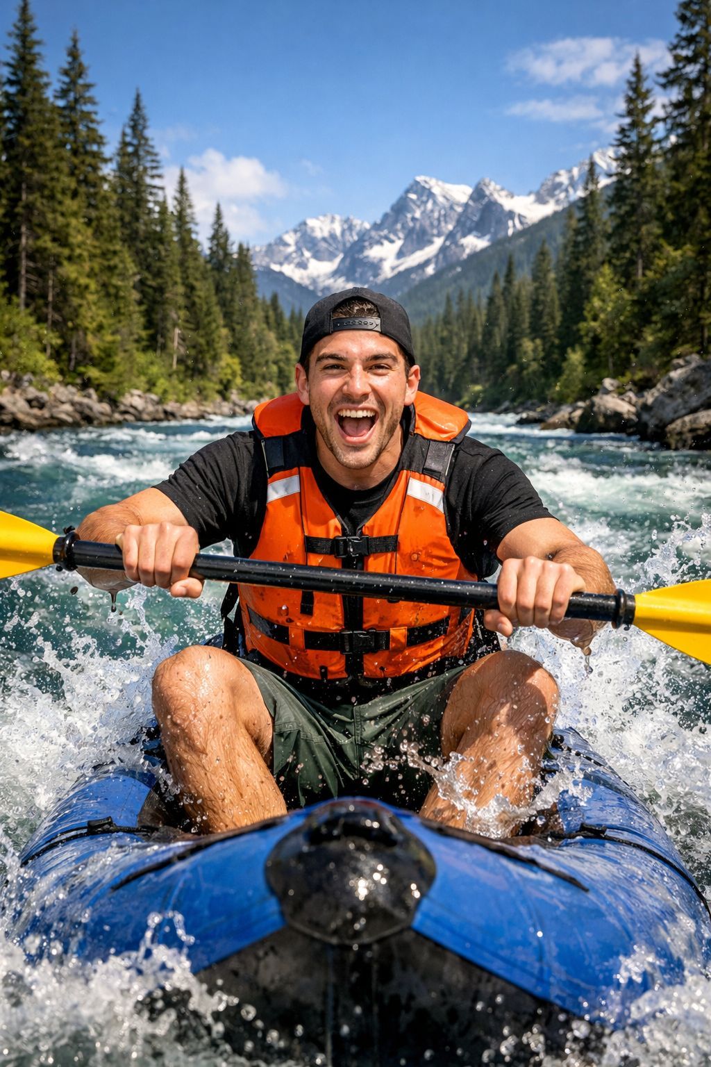 White Water Mountain Rushing Adventure